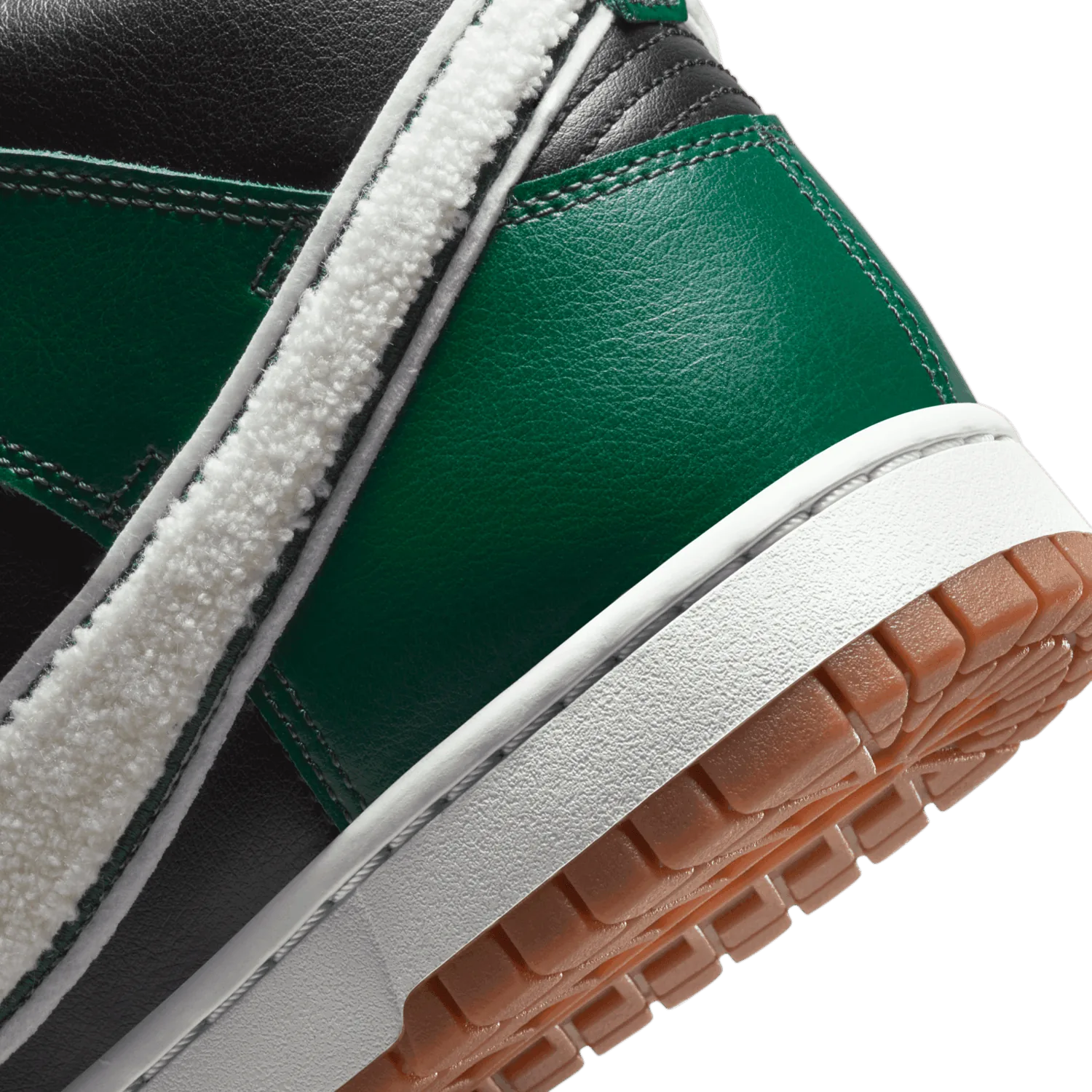 Nike Dunk High Chenille Swoosh Black Green image 7