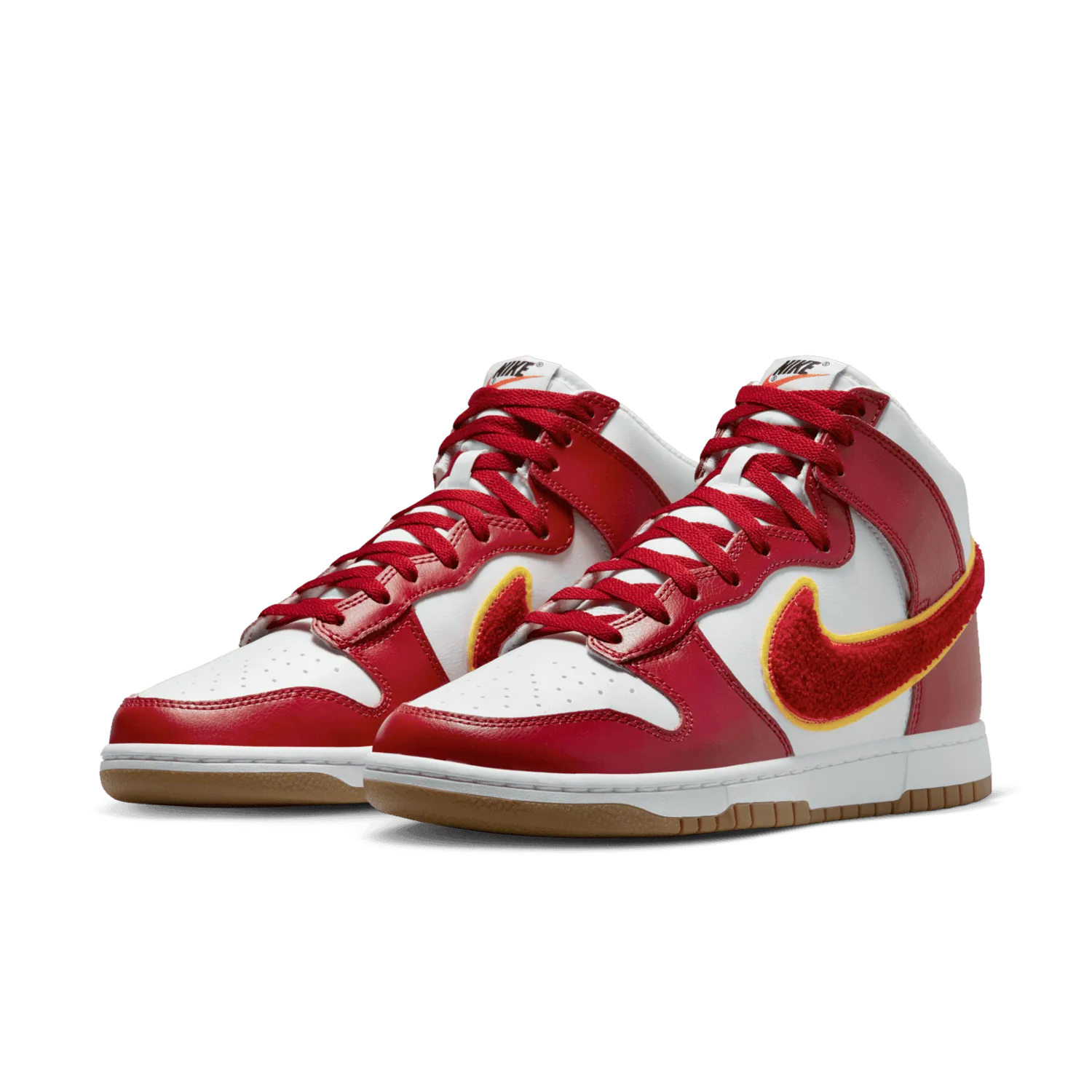 Nike Dunk High Chenille Swoosh Gym Red image 4
