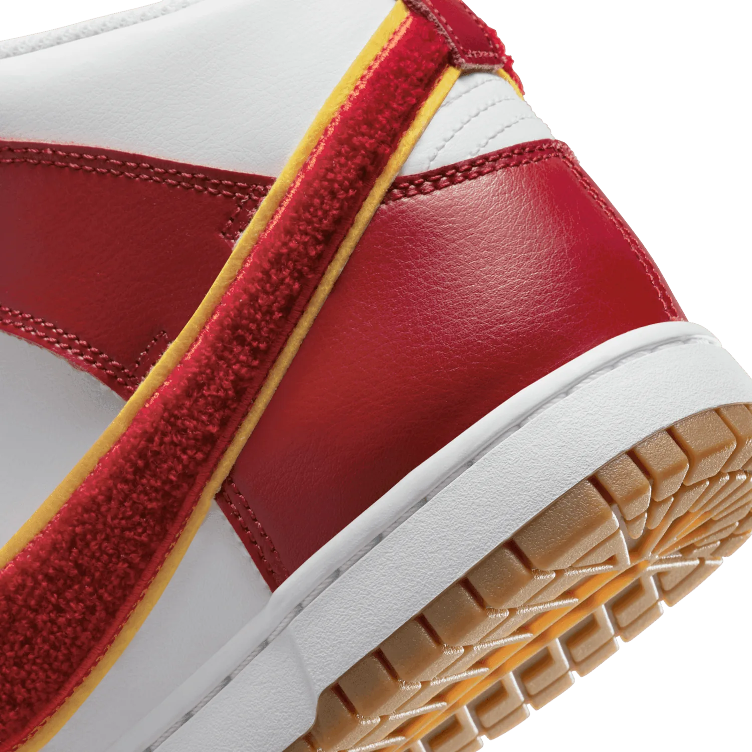 Nike Dunk High Chenille Swoosh Gym Red image 7
