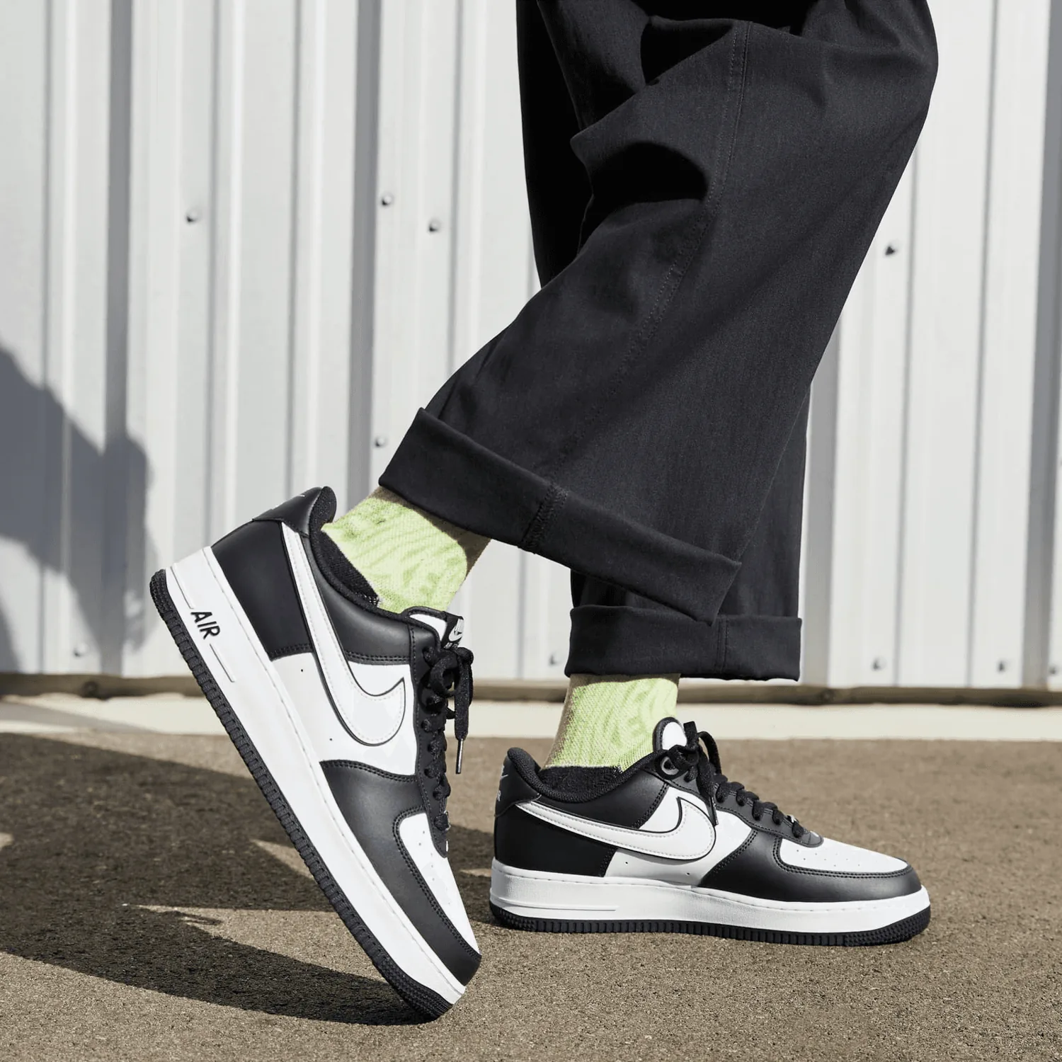 Nike Air Force 1 Low Black White Black image 9