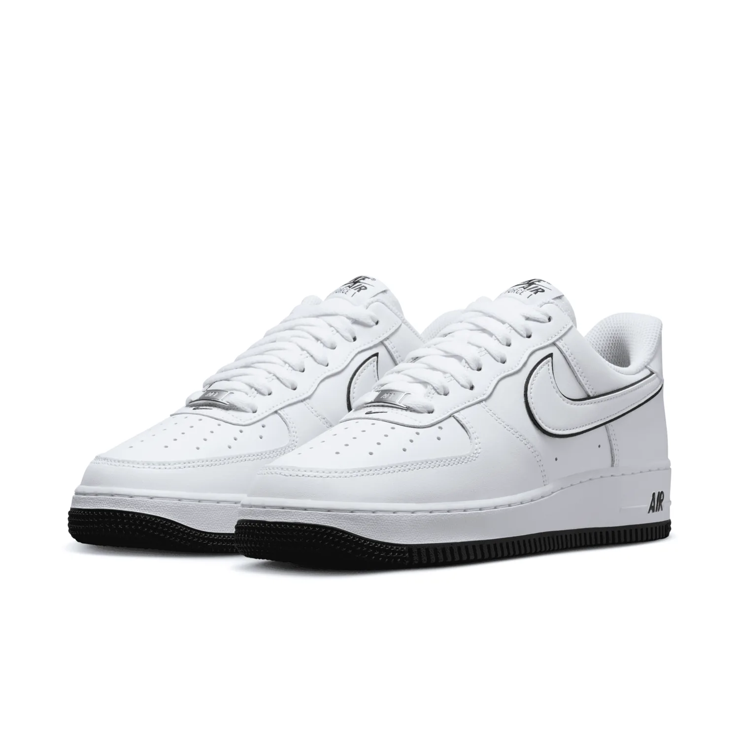 Nike Air Force 1 '07 'White Black Outline' image 4