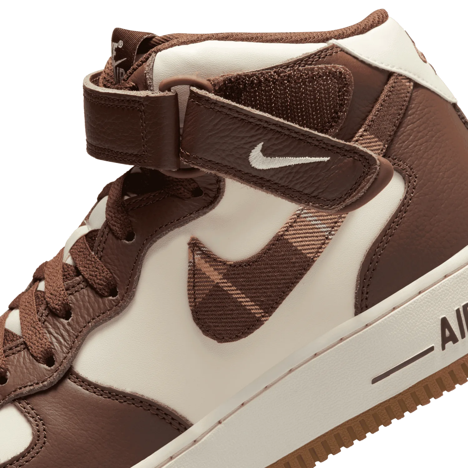 Nike Air Force 1 '07 Mid Brown Plaid image 8