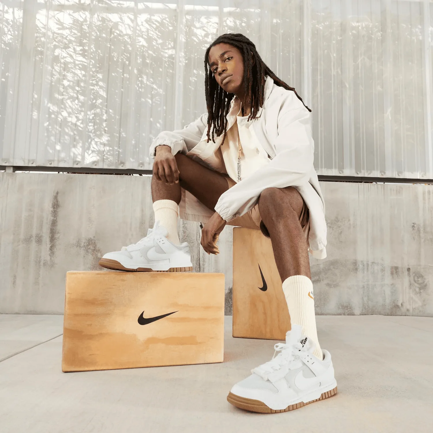 Nike Dunk Low Remastered White Gum image 3