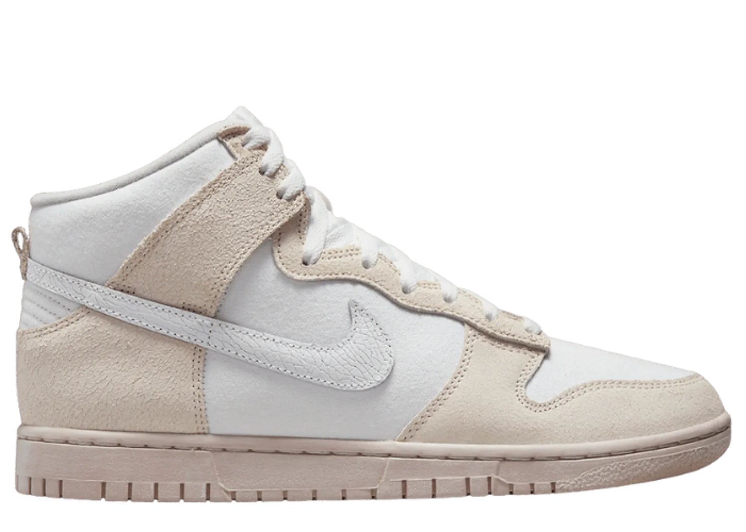 Nike Dunk High EMB Tan White