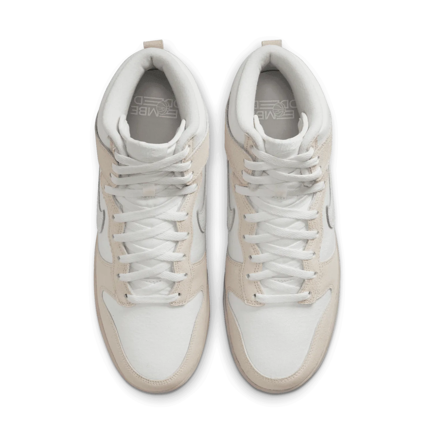Nike Dunk High EMB Tan White image 4