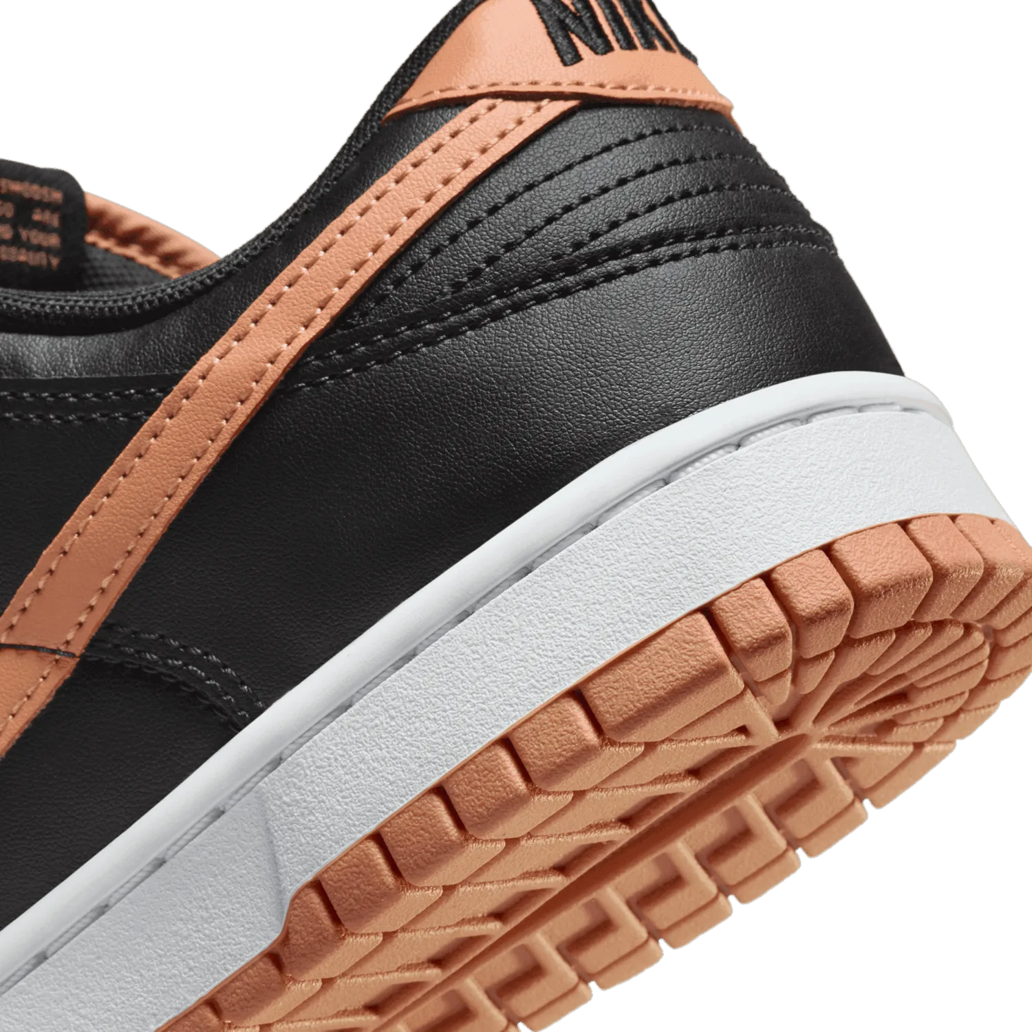 Nike Dunk Low Black Amber Brown image 7
