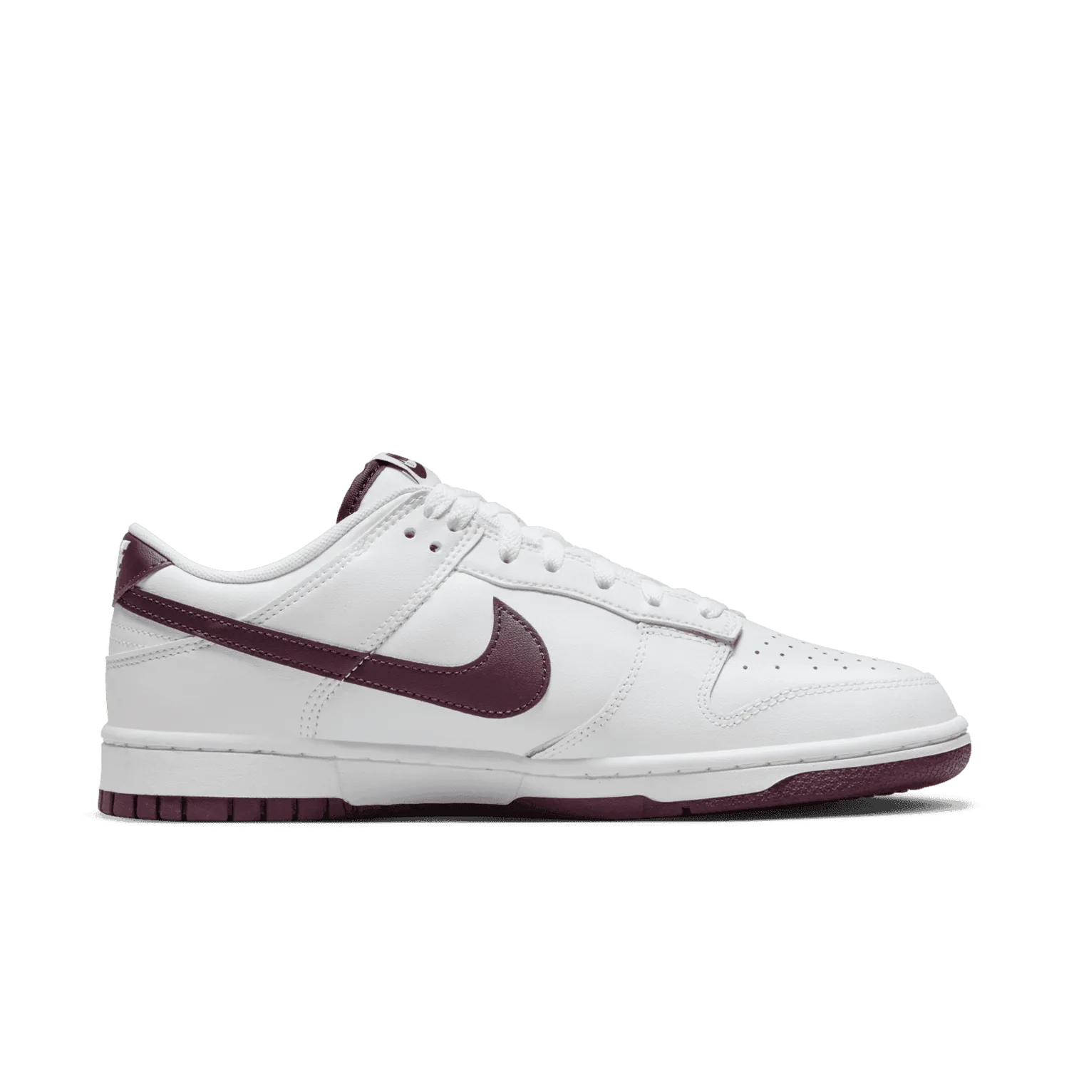 Nike Dunk Low White Night Maroon image 4