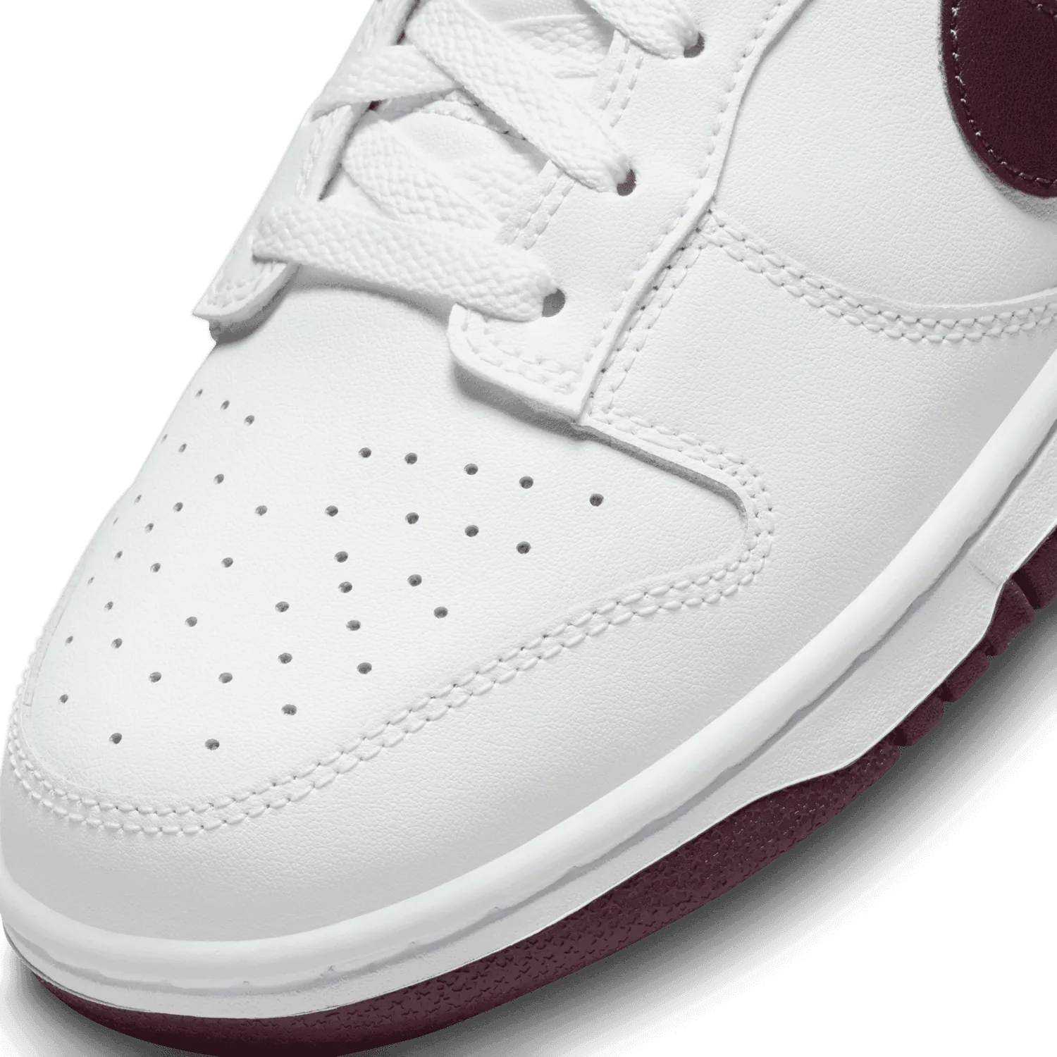 Nike Dunk Low White Night Maroon image 8