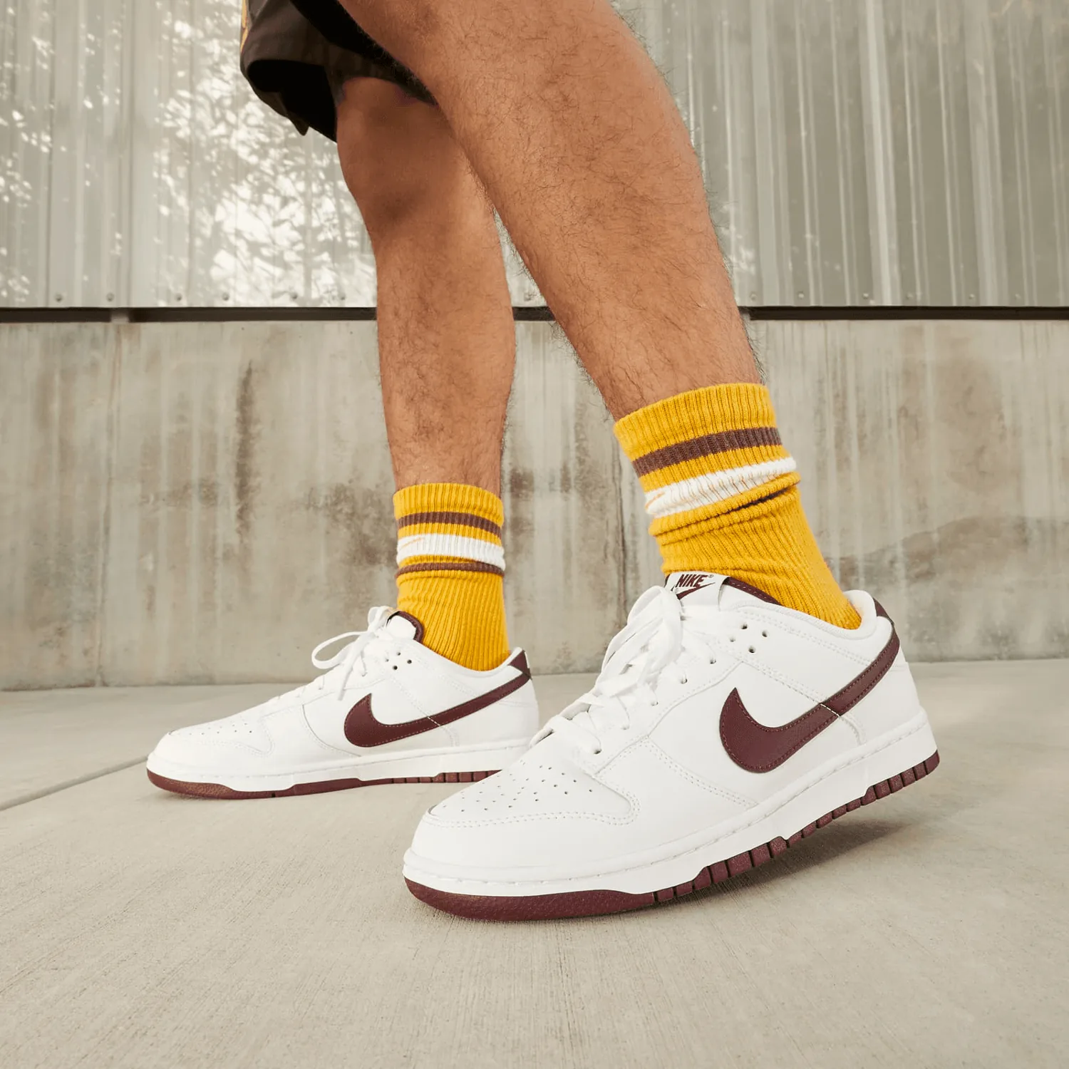 Nike Dunk Low White Night Maroon image 10