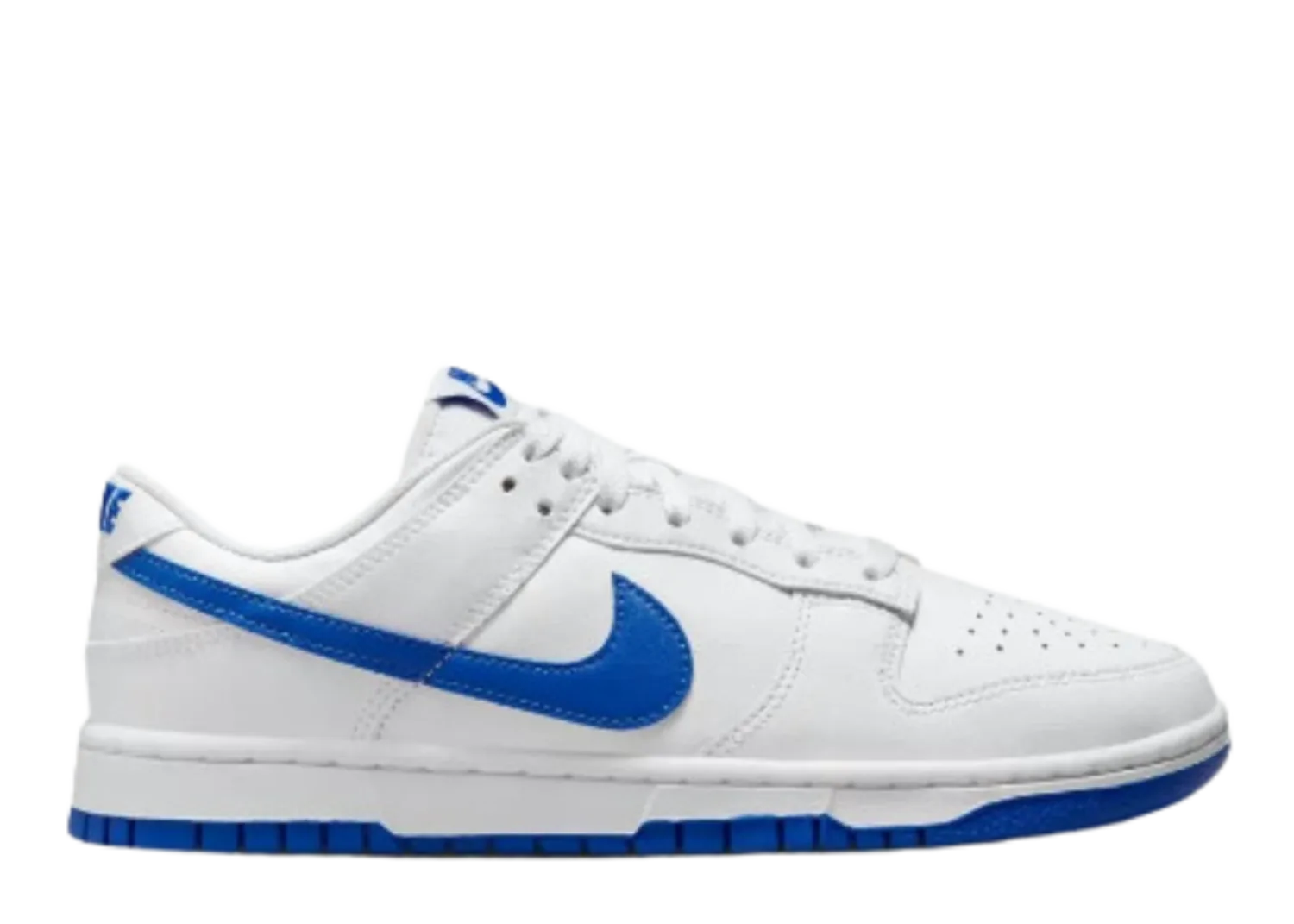 Nike Dunk Low White Hyper Royal