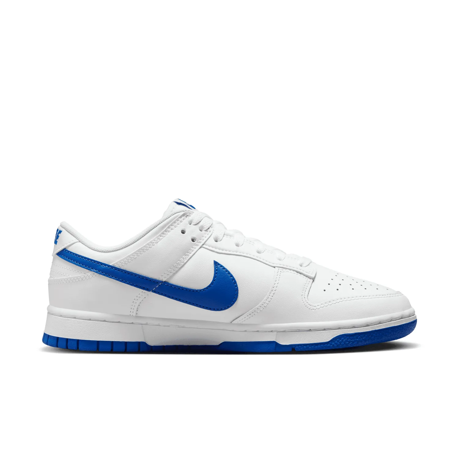 Nike Dunk Low White Hyper Royal image 2