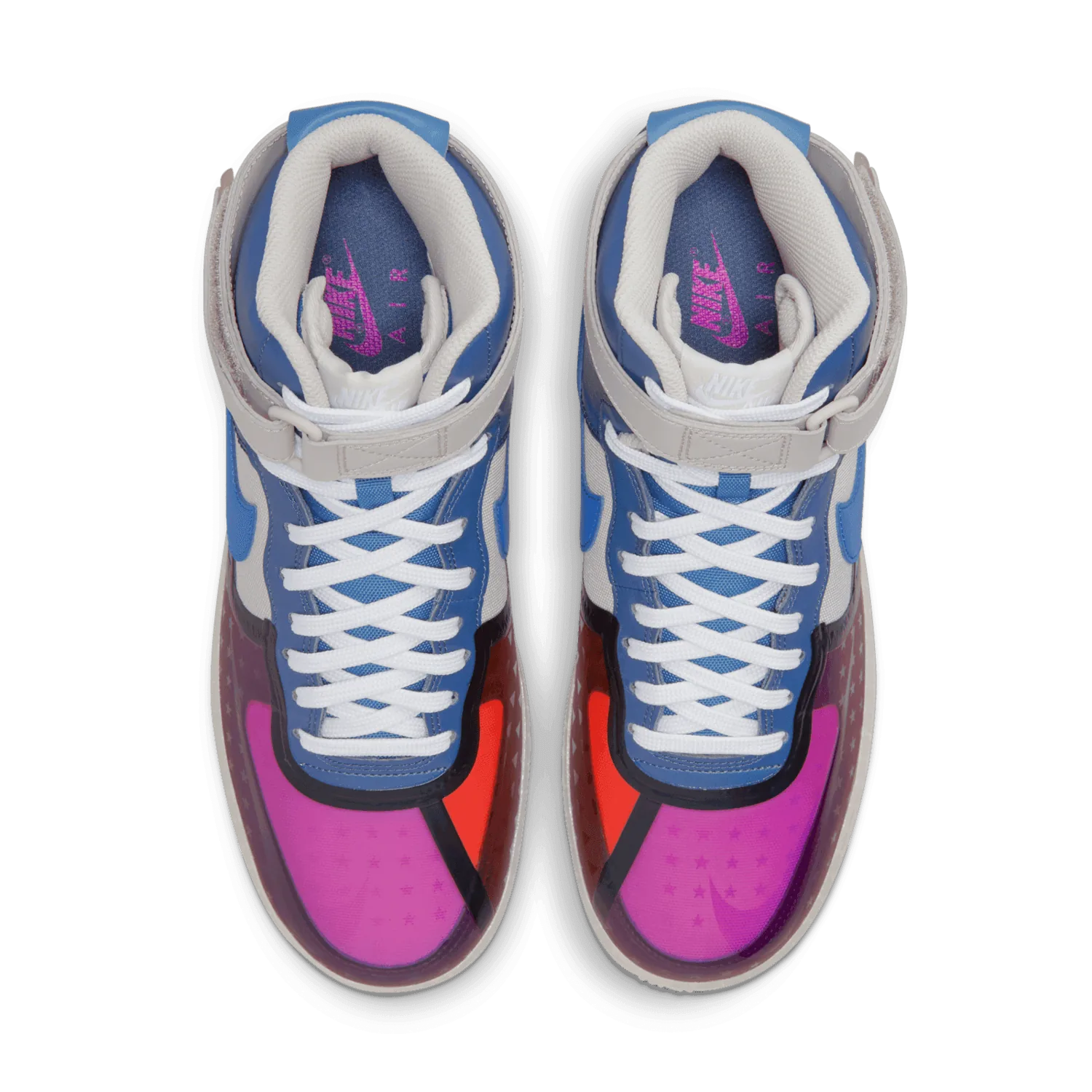 Nike Air Force 1 High '07 Premium Thunder Blue Pink Prime image 3
