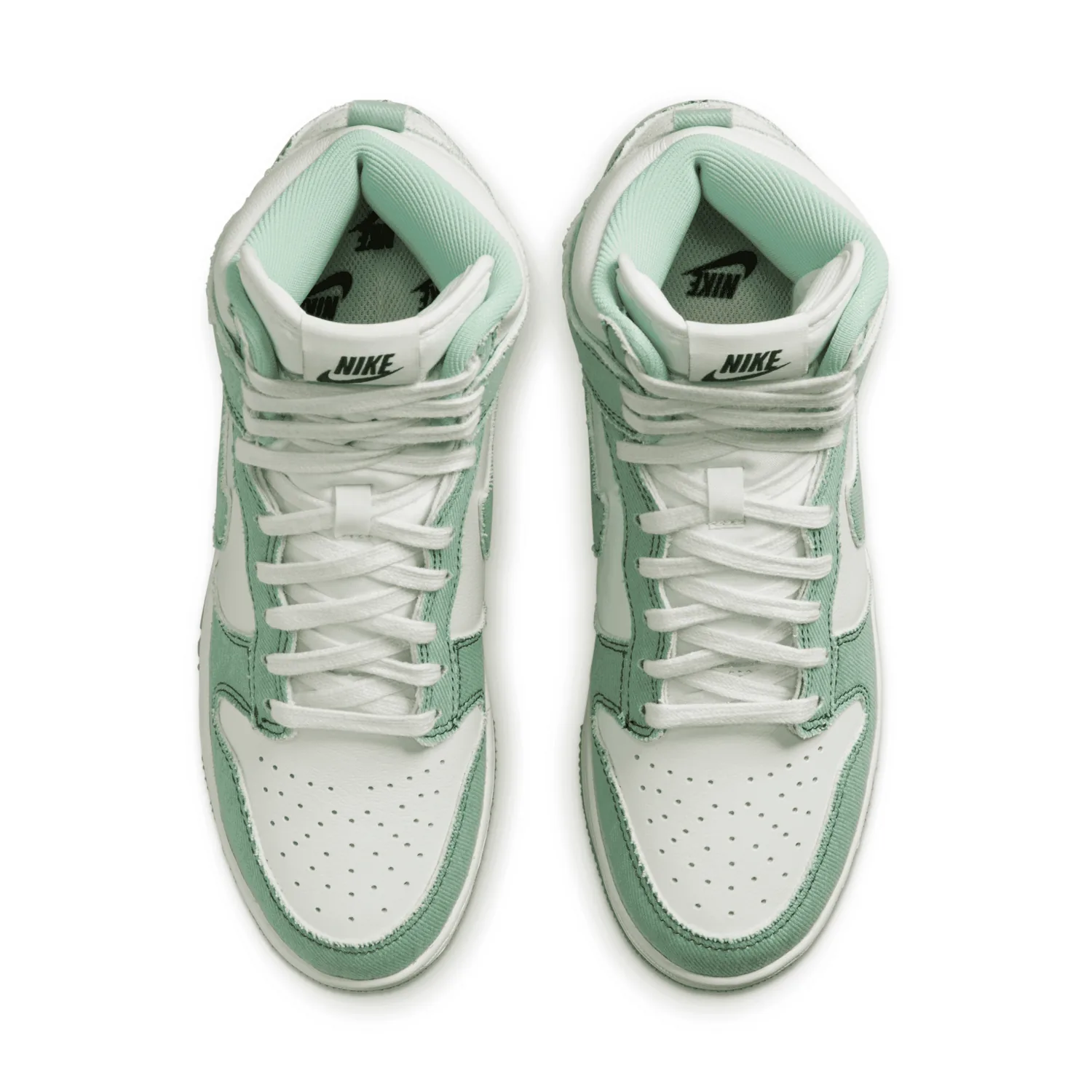 Nike Dunk High 85 Green Denim image 3