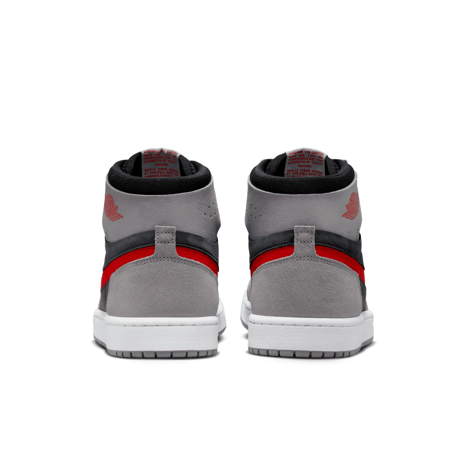 Air Jordan 1 High Zoom CMFT 2 Black Fire Red Cement image 5