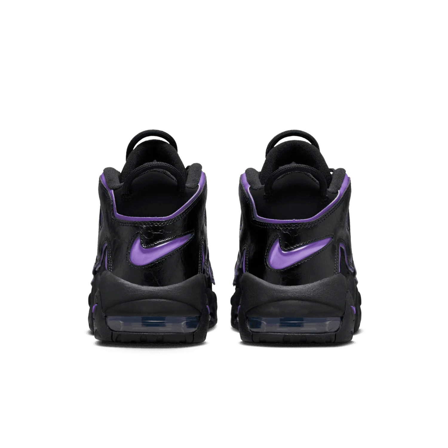 Nike Air More Uptempo Black Action Grape image 5
