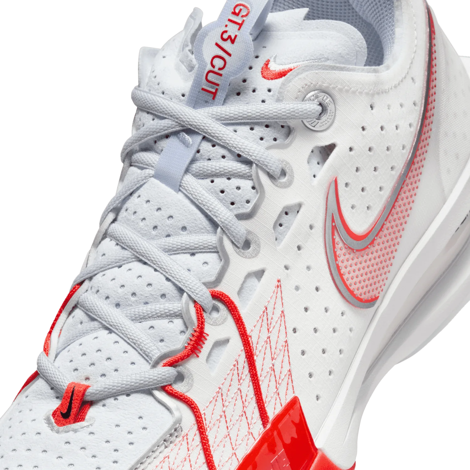 Nike Air Zoom GT Cut 3 Summit White Picante Red image 6