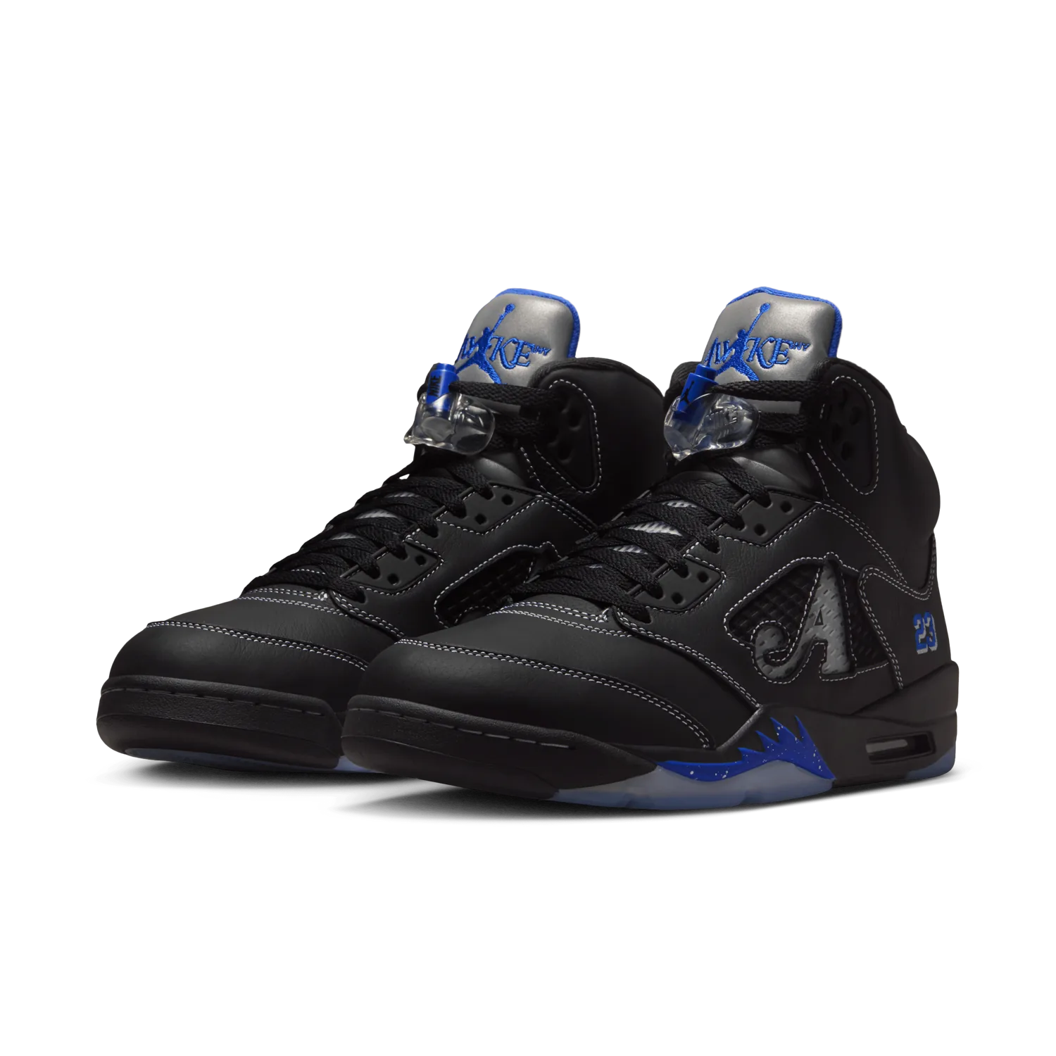 Air Jordan 5 Retro Awake NY Black Racer Blue image 13