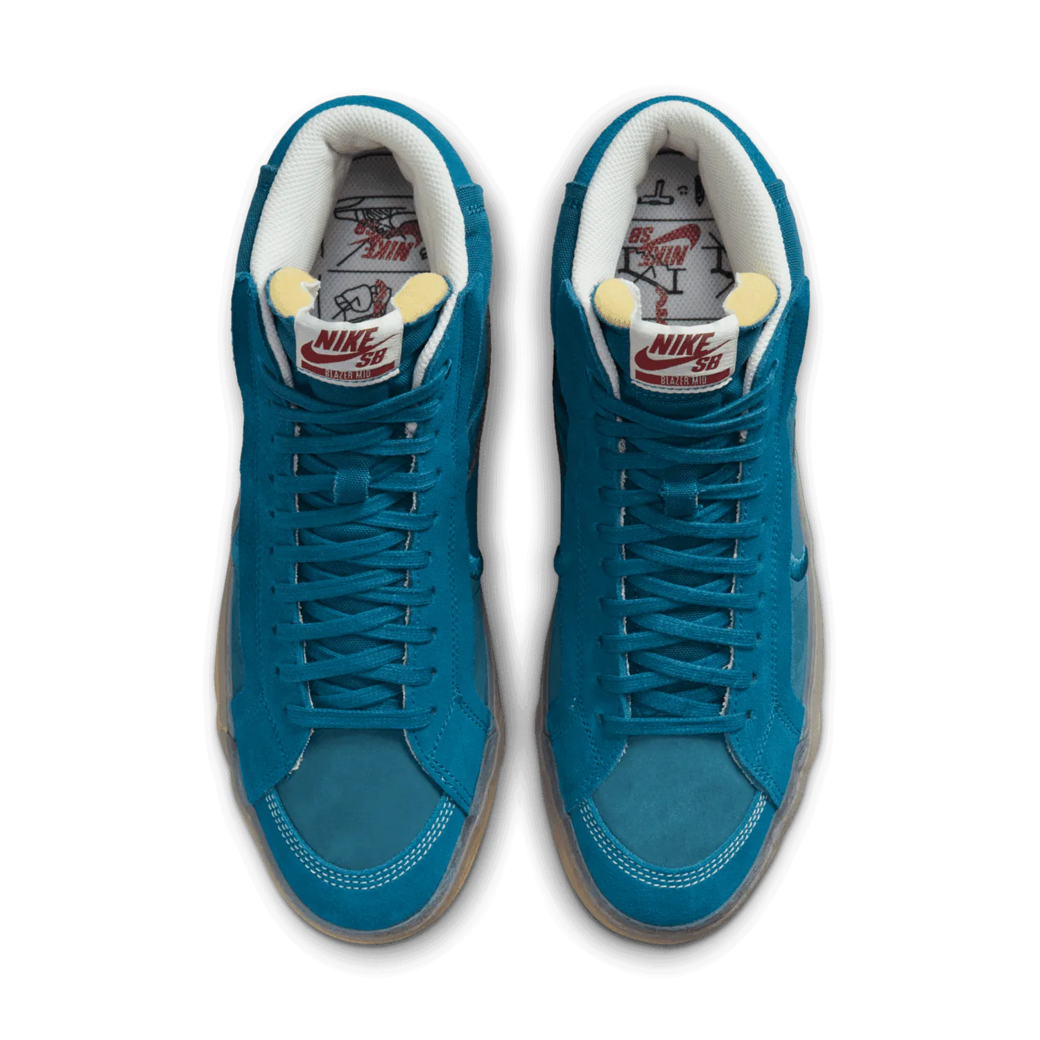 Nike SB Zoom Blazer Mid PRM Plus Green Abyss Gum image 6