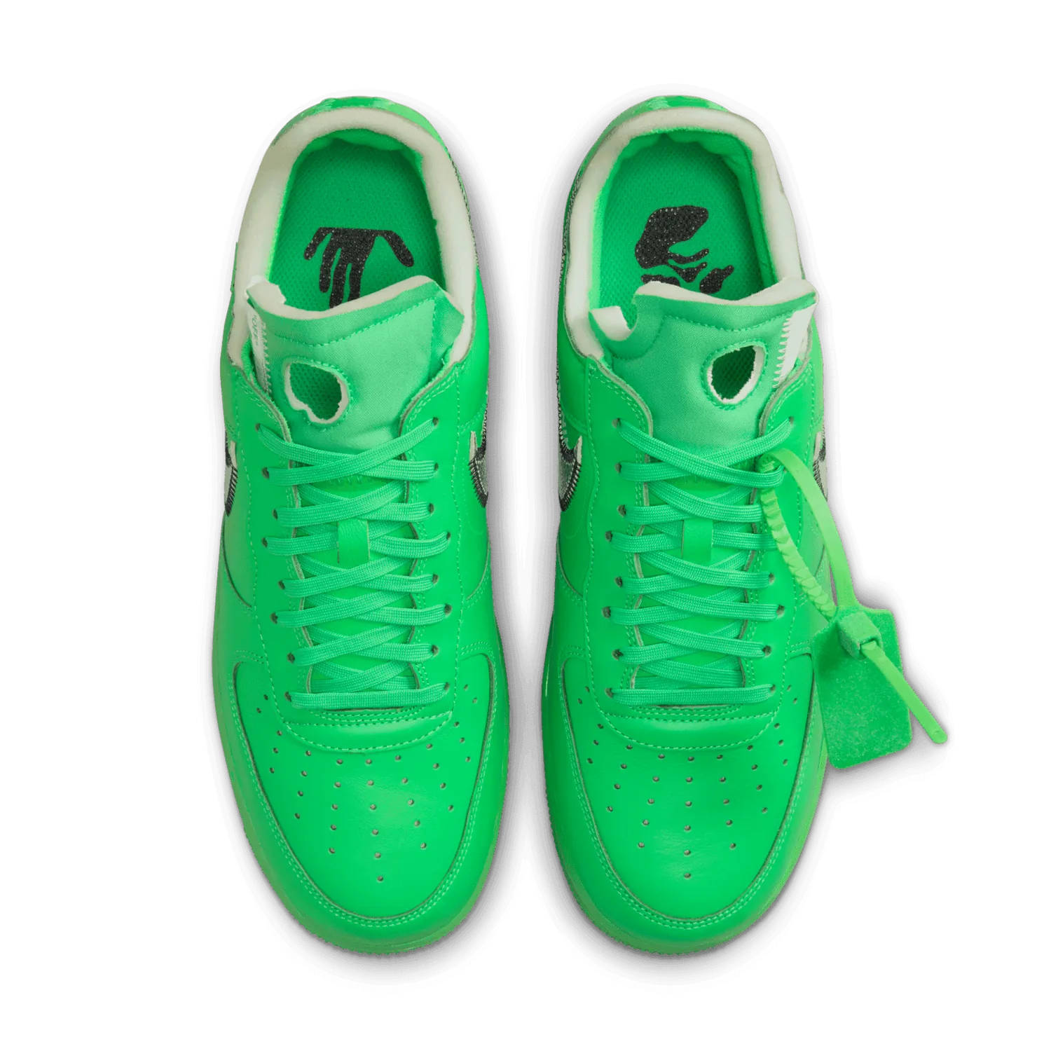 Nike Air Force 1 Low Off-White Light Green Spark BKM image 6