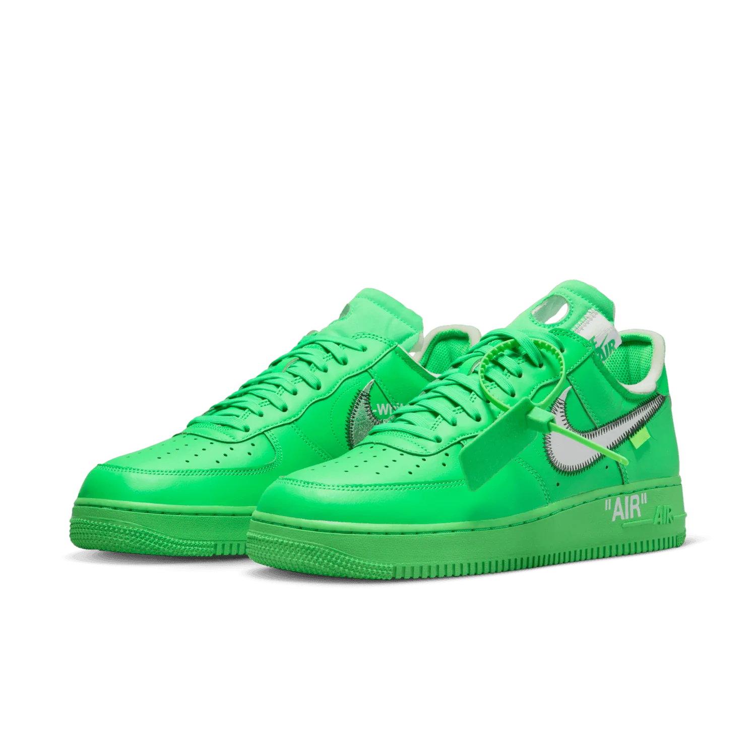 Nike Air Force 1 Low Off-White Light Green Spark BKM image 7