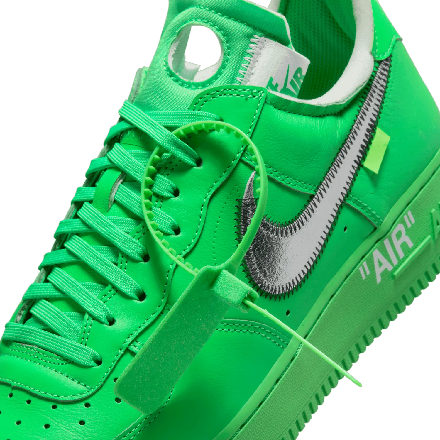 Nike Air Force 1 Low Off-White Light Green Spark BKM image 11