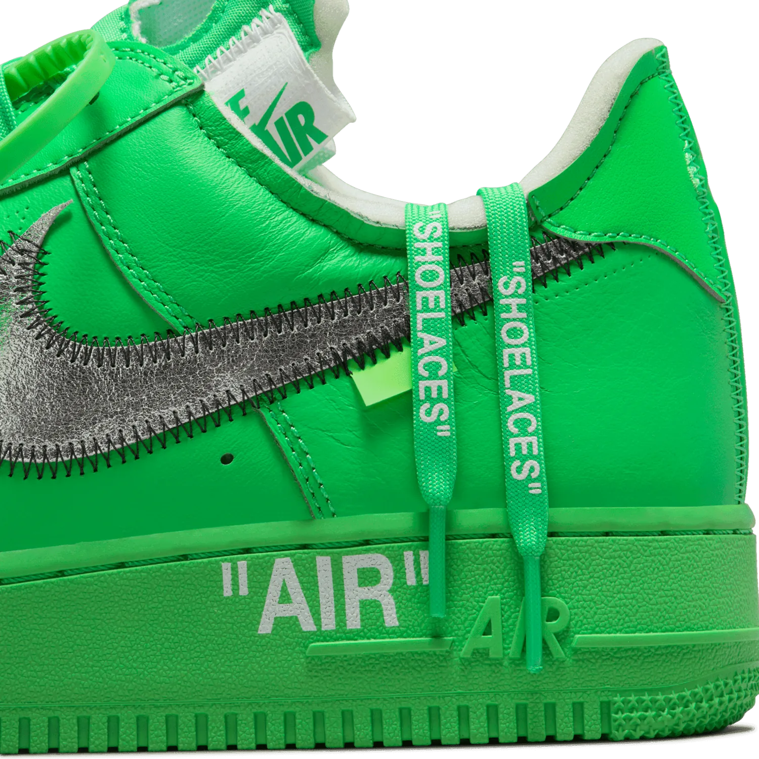 Nike Air Force 1 Low Off-White Light Green Spark BKM image 12