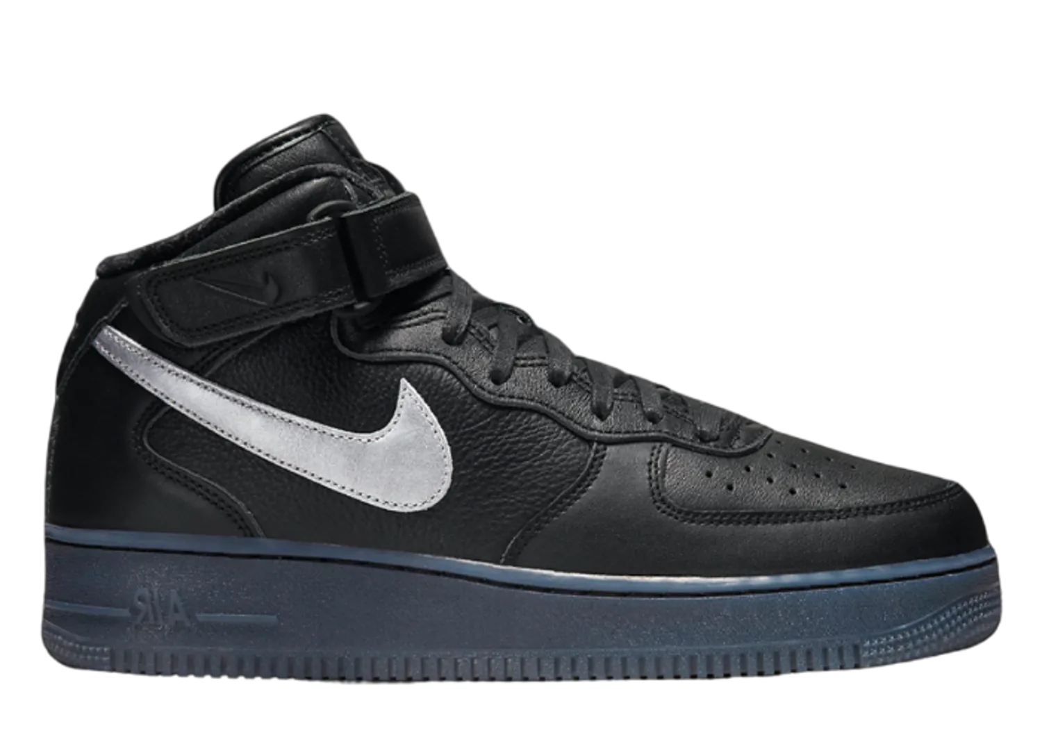 Nike Air Force 1 Mid Premium Black Metallic