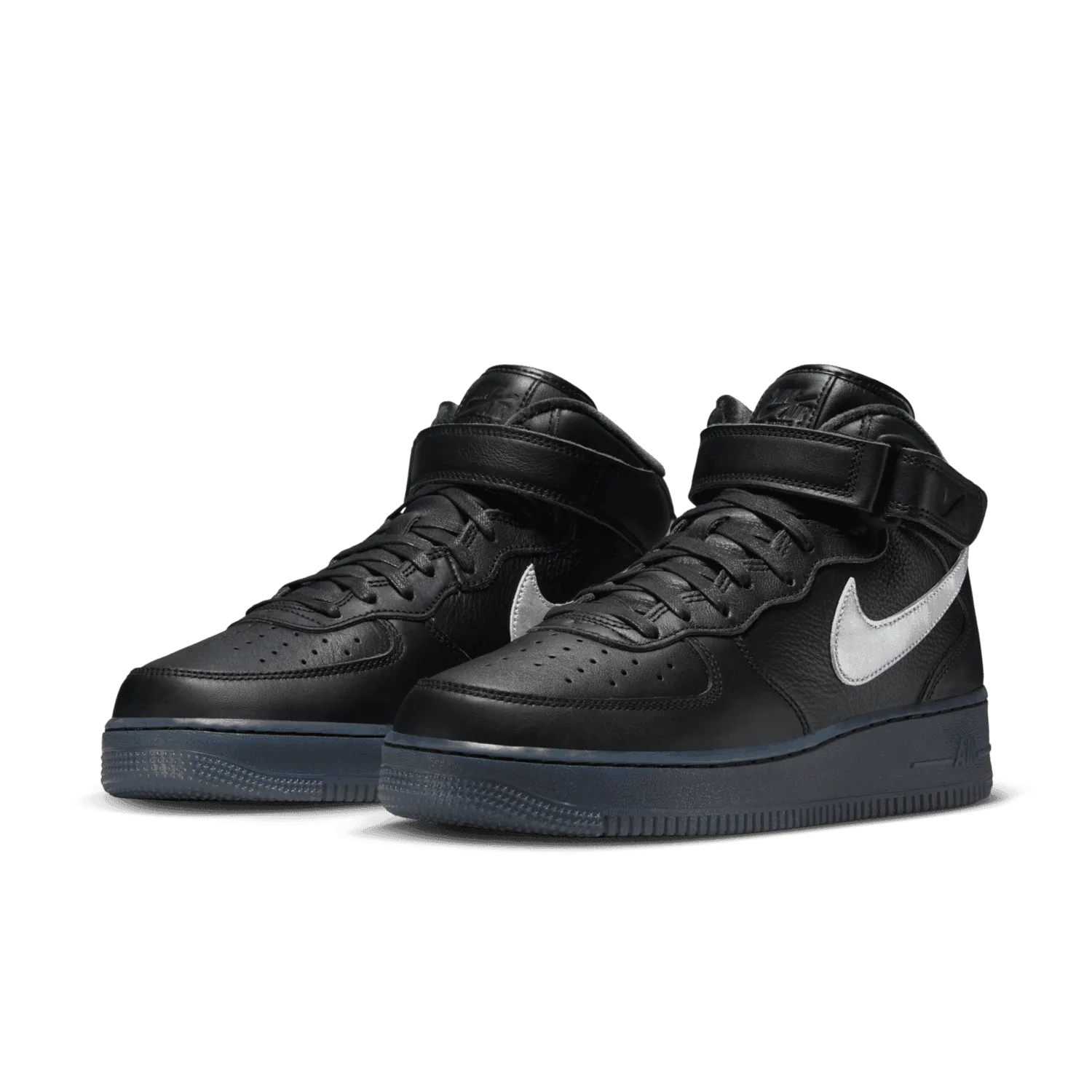 Nike Air Force 1 Mid Premium Black Metallic image 4
