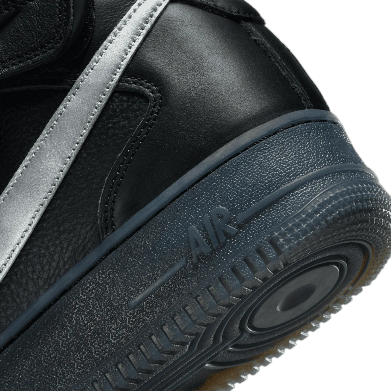 Nike Air Force 1 Mid Premium Black Metallic image 7