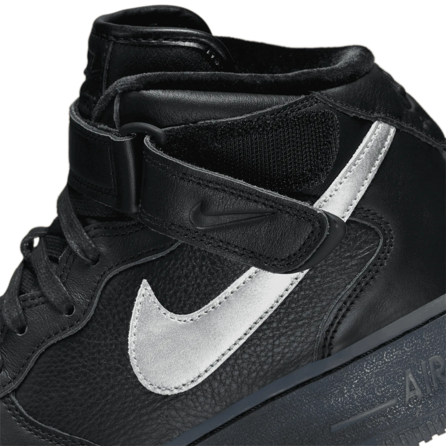 Nike Air Force 1 Mid Premium Black Metallic image 8