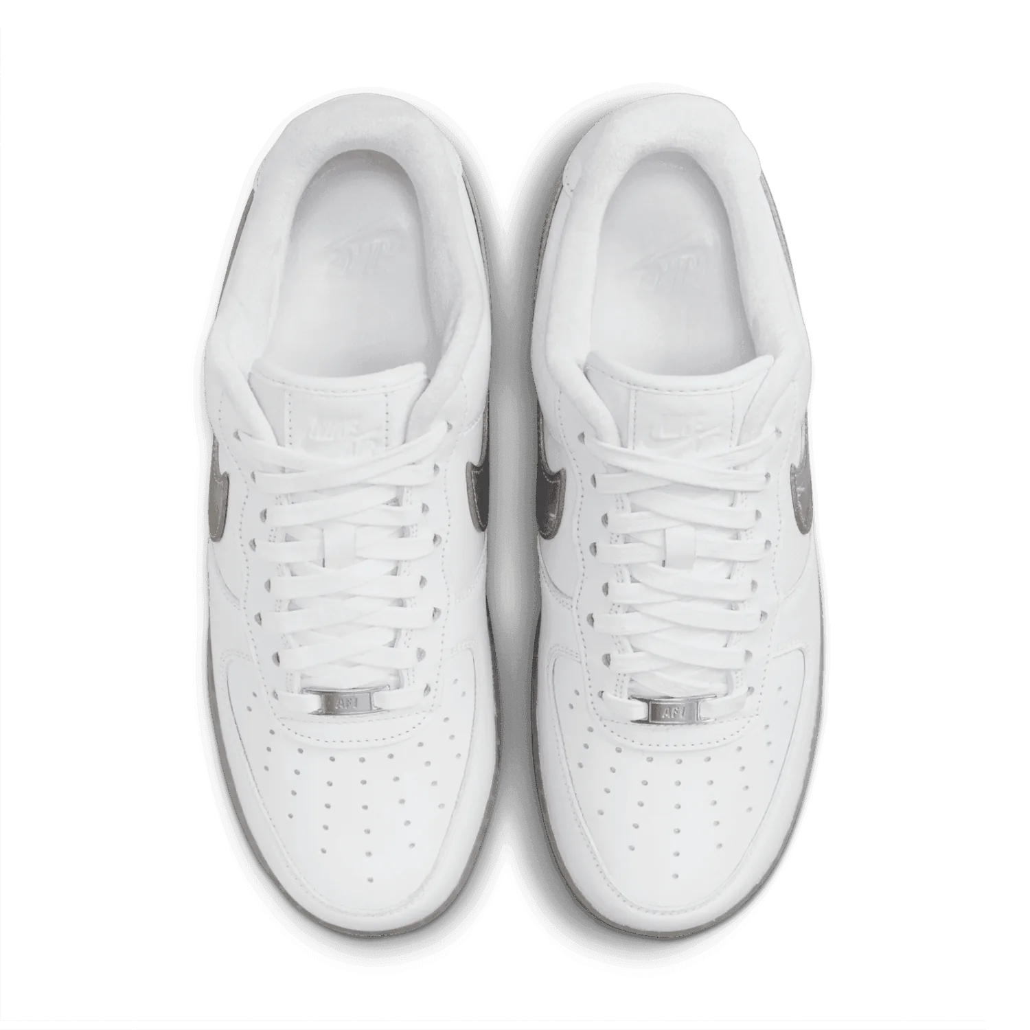 Nike Air Force 1 Low Premium White Metallic Silver image 3