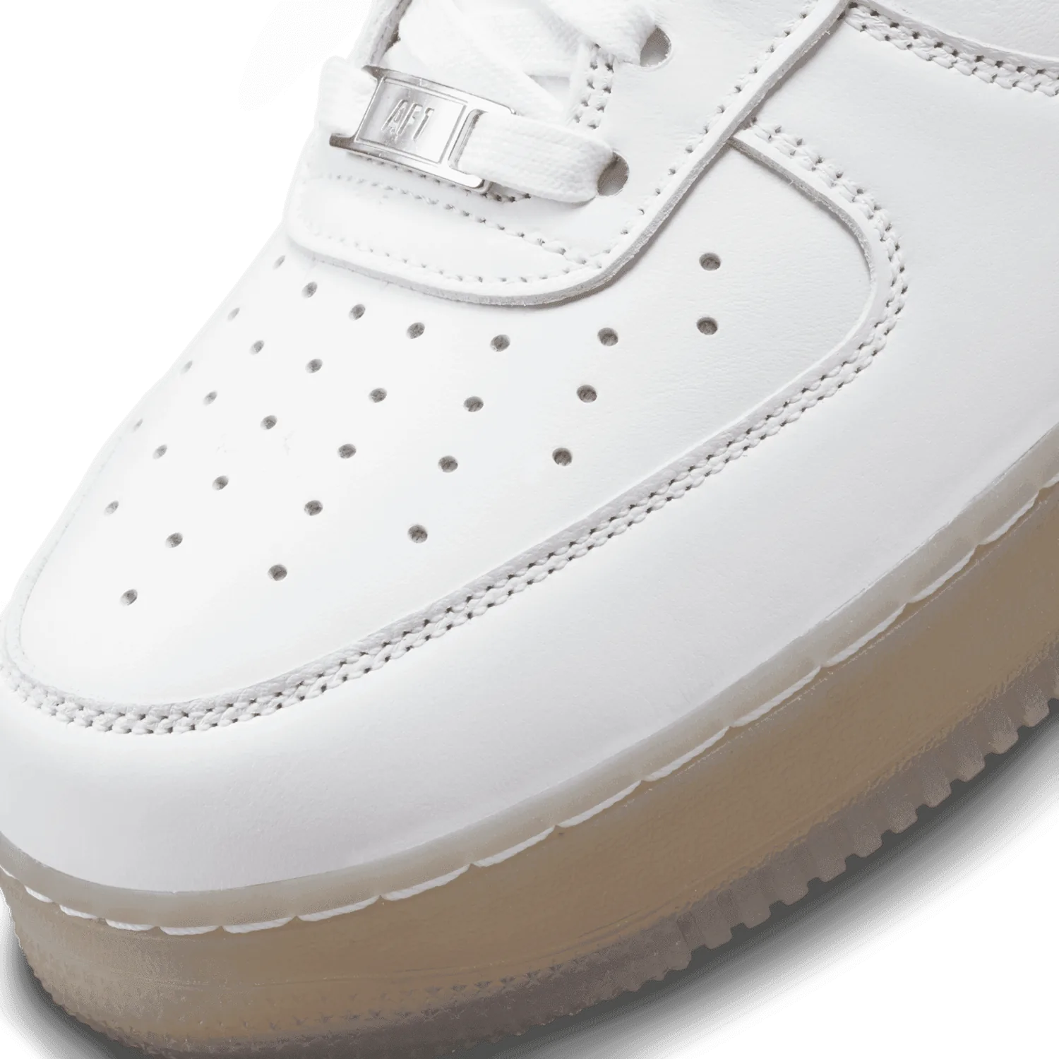 Nike Air Force 1 Low Premium White Metallic Silver image 6