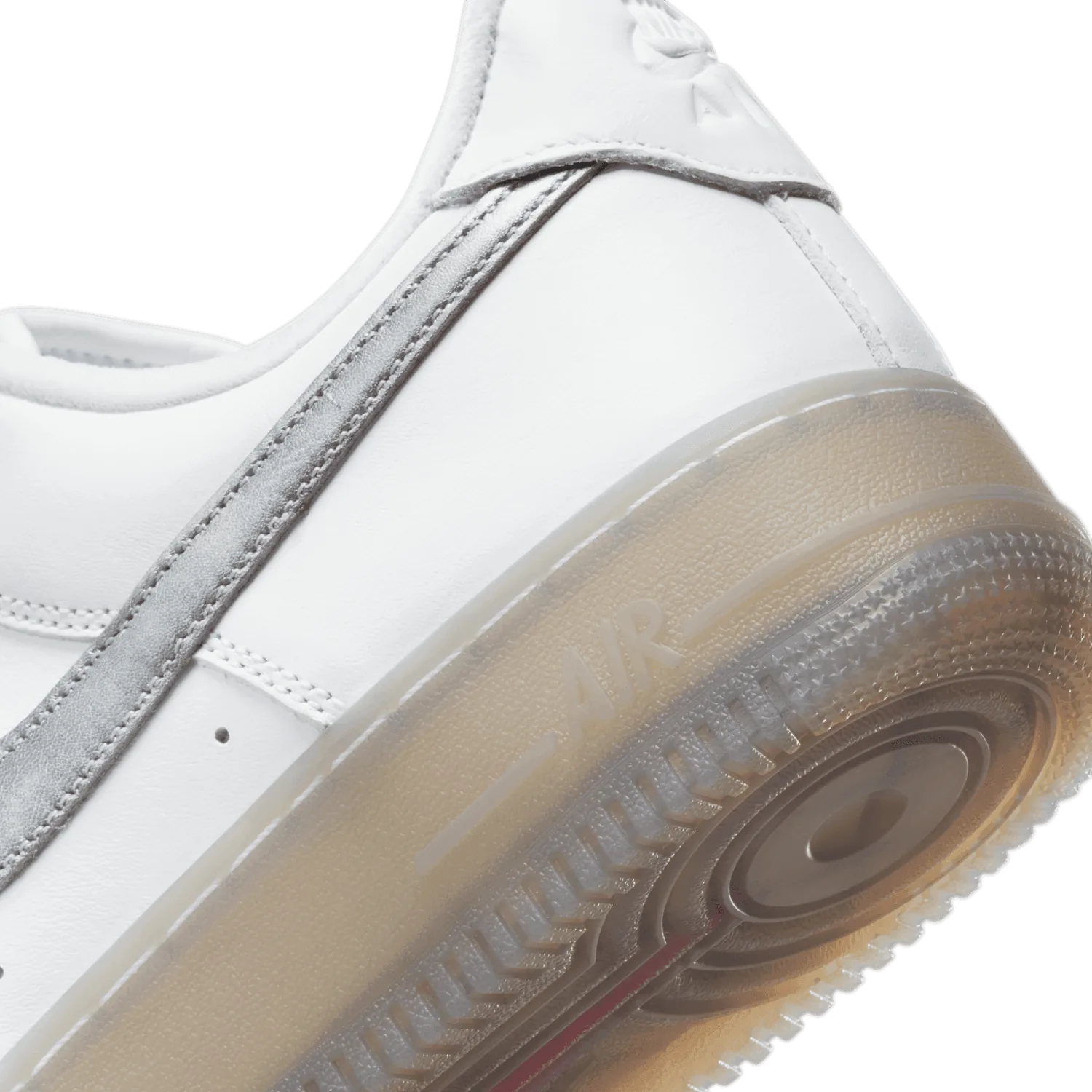 Nike Air Force 1 Low Premium White Metallic Silver image 7