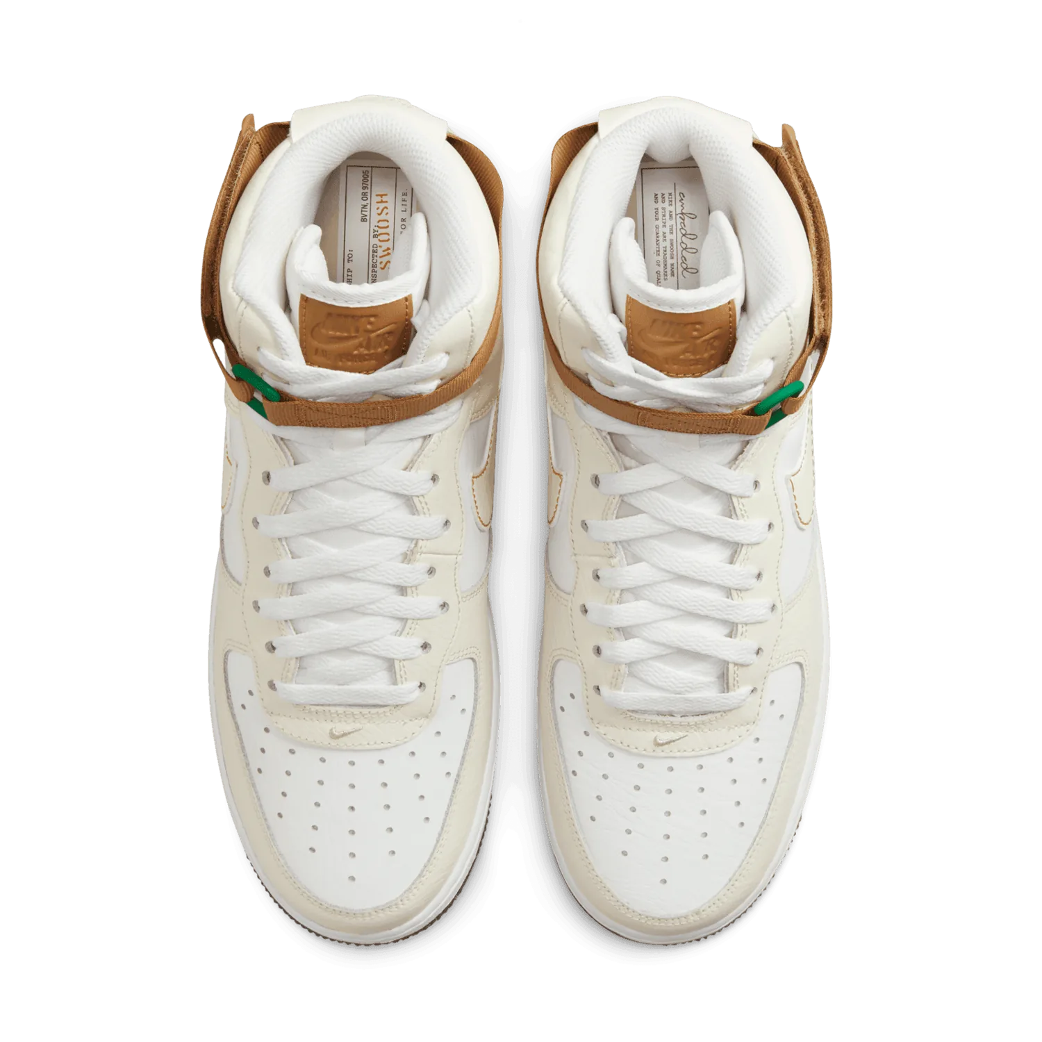 Nike Air Force 1 High EMB Phantom Elemental Gold image 3