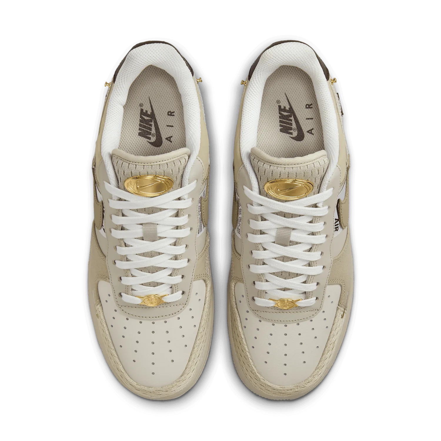 Nike Air Force 1 Low Tan Bling image 3