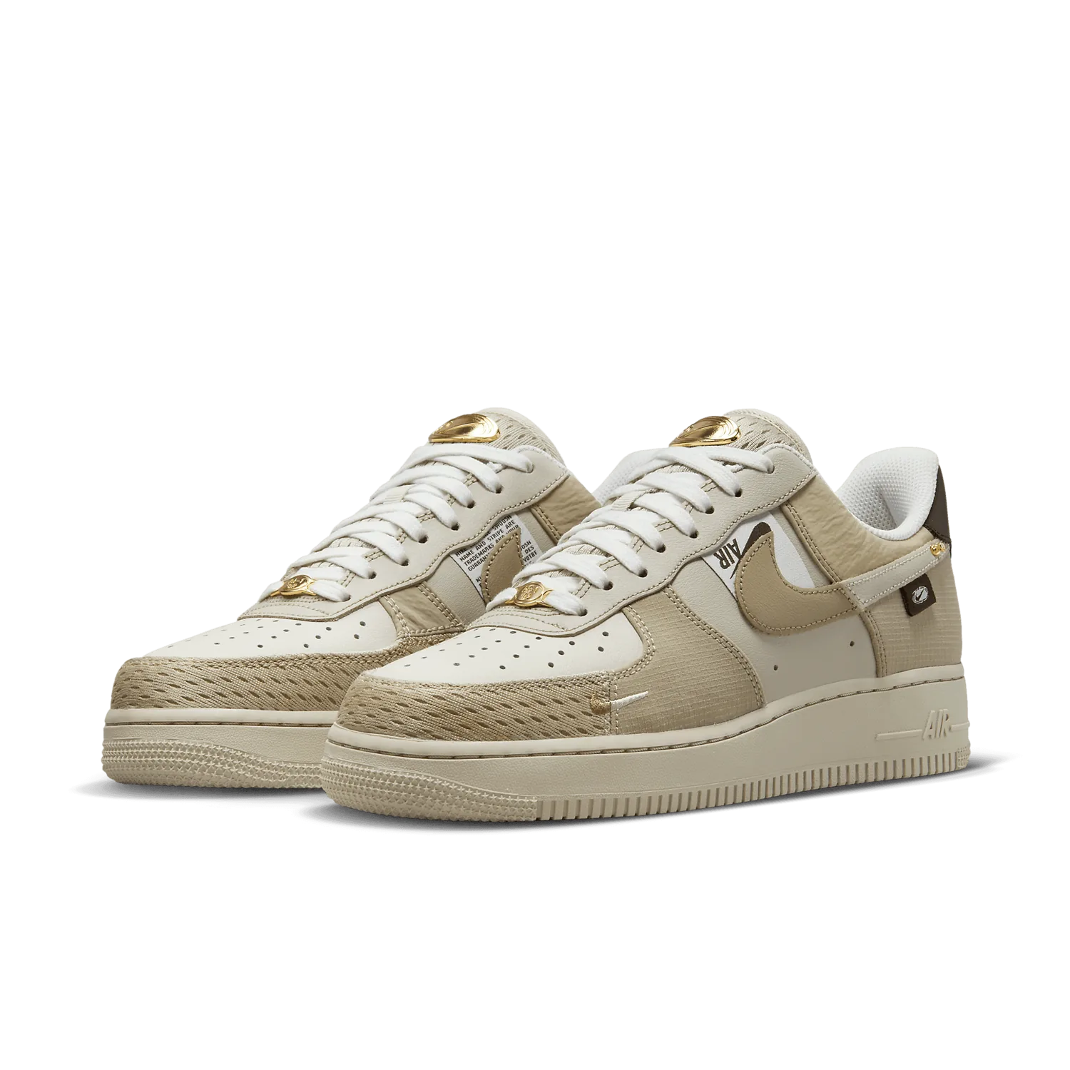 Nike Air Force 1 Low Tan Bling image 4