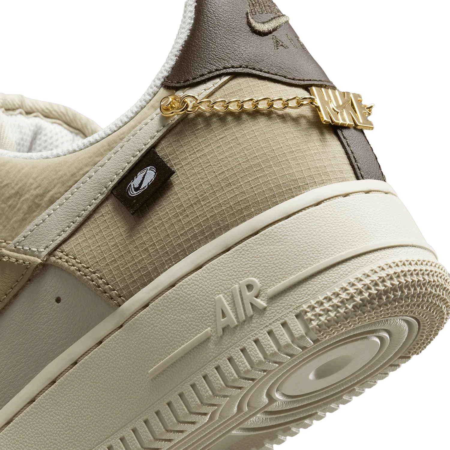 Nike Air Force 1 Low Tan Bling image 7