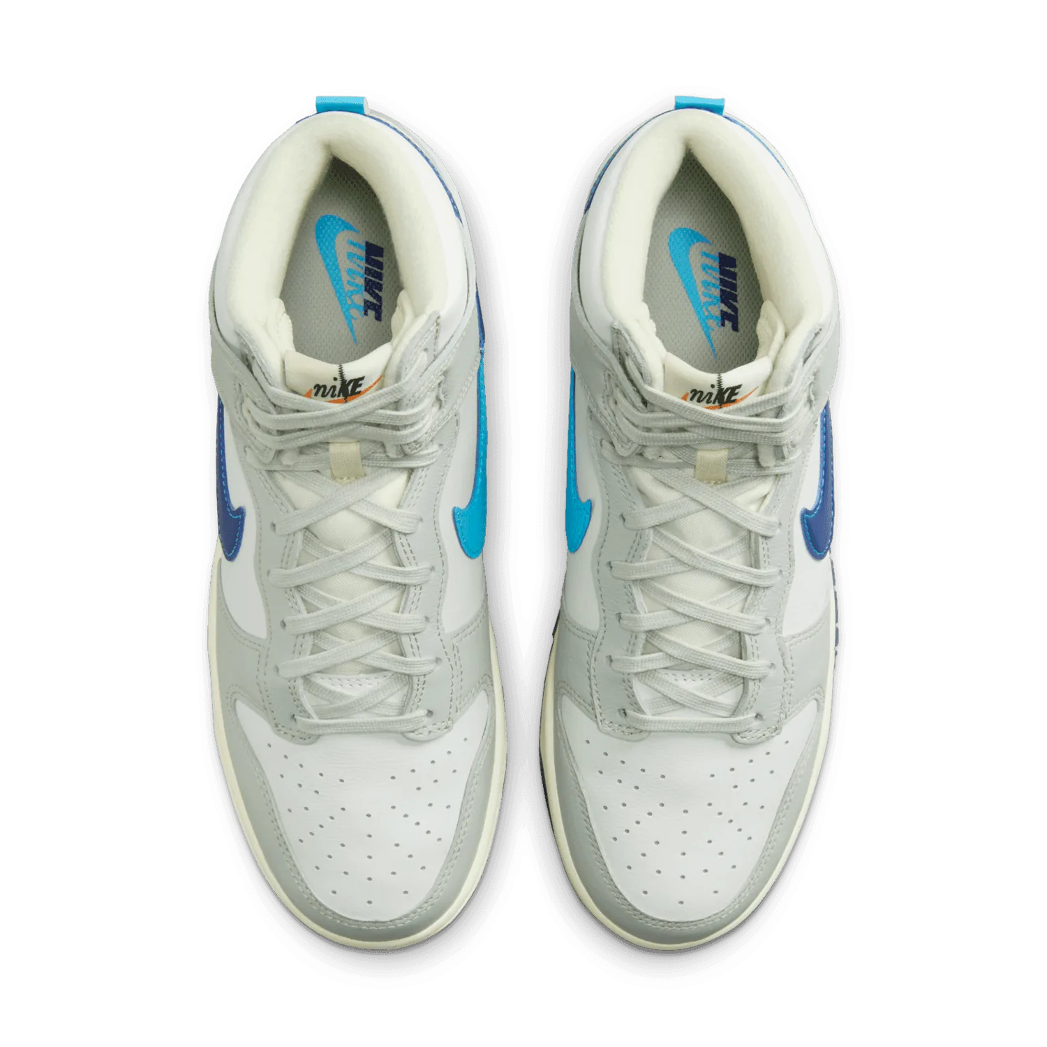 Nike Dunk High Split Summit White Baltic Blue Deep Royal Blue image 3