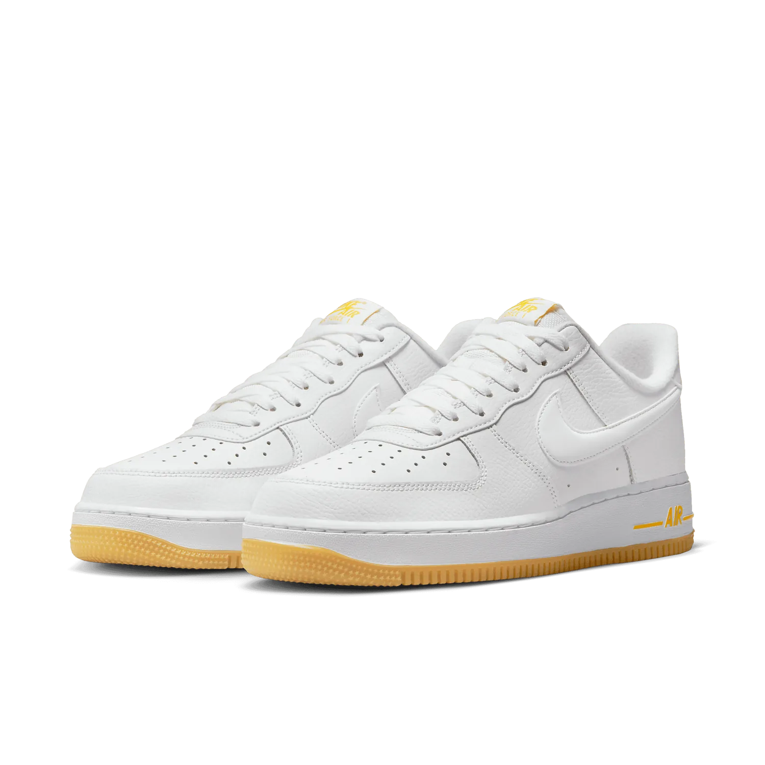 Nike Air Force 1 Low White Yellow Gum image 4