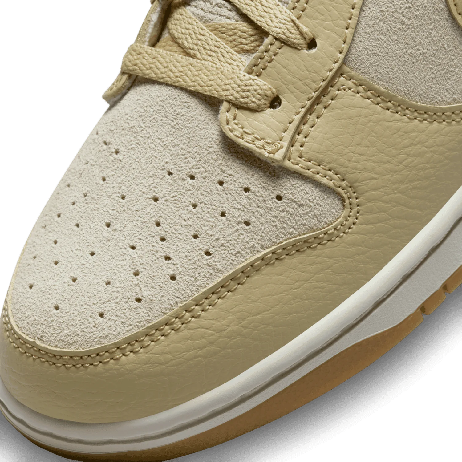 Nike Dunk Low Khaki Suede Gum image 6