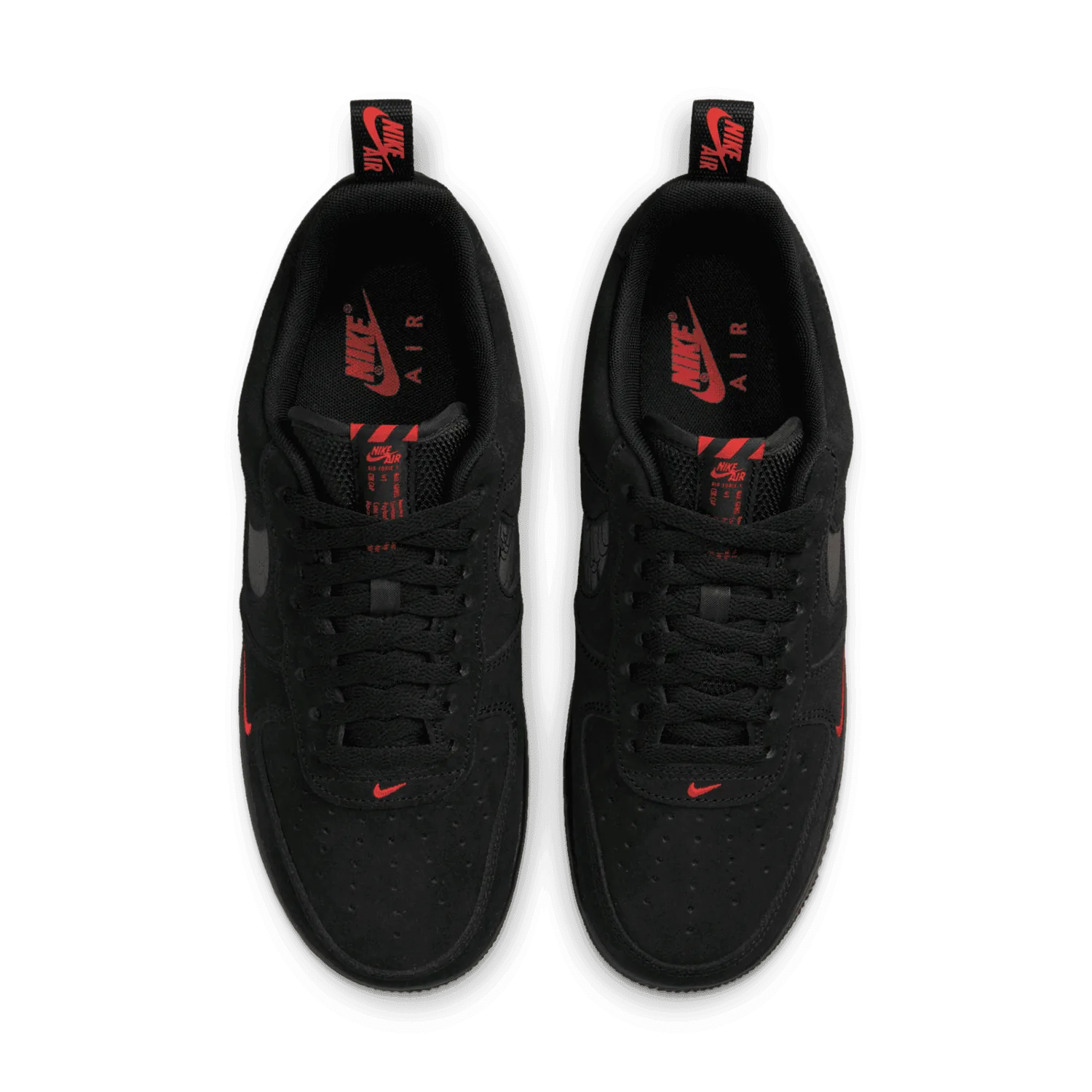 Nike Air Force 1 Low Multi-Swoosh Black Orange image 3