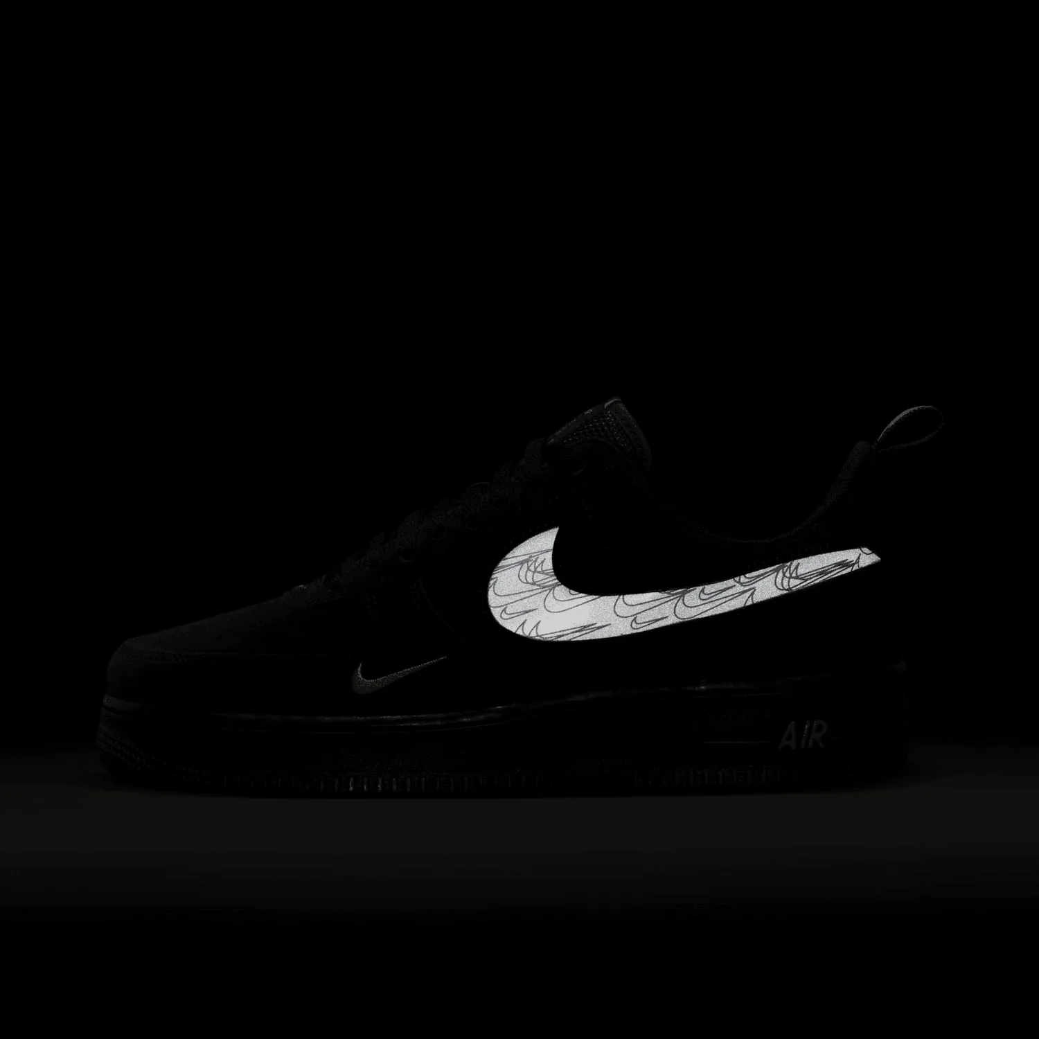 Nike Air Force 1 Low Multi-Swoosh Black Orange image 8