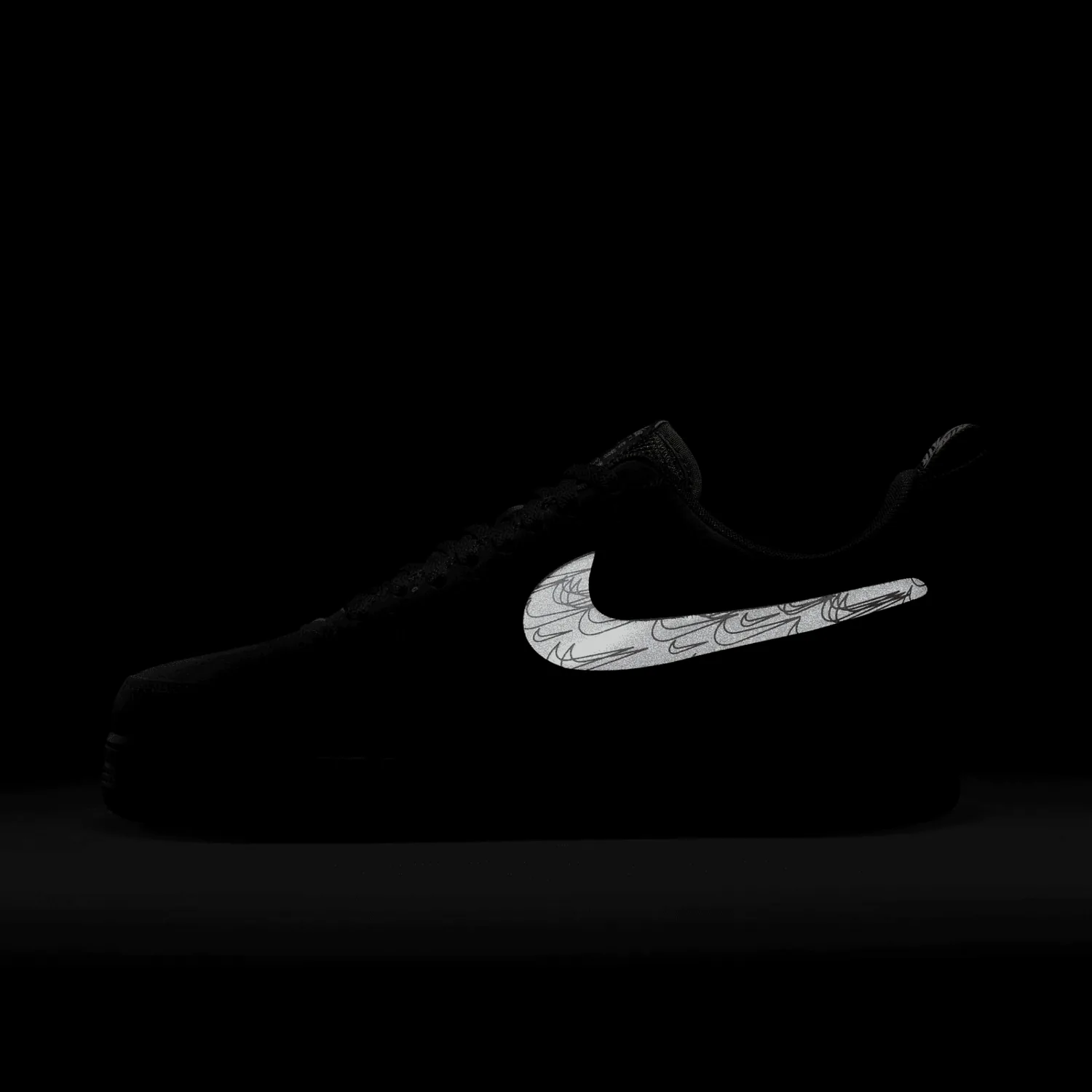 Nike Air Force 1 Low Multi-Swoosh Black Orange image 9