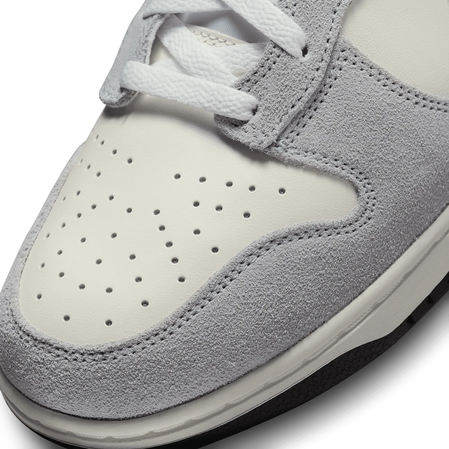 Nike Dunk High Grey Suede White image 6