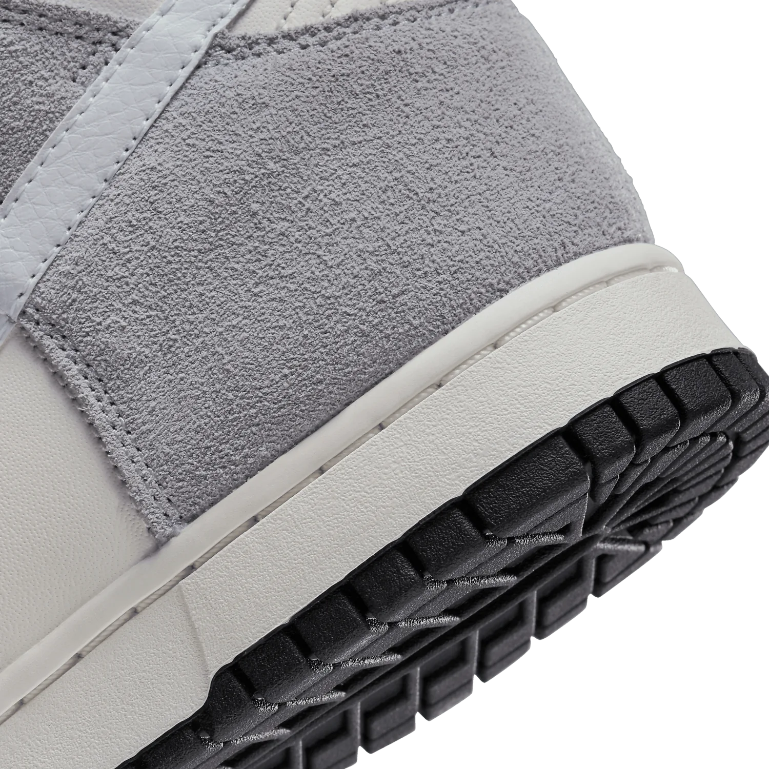 Nike Dunk High Grey Suede White image 7