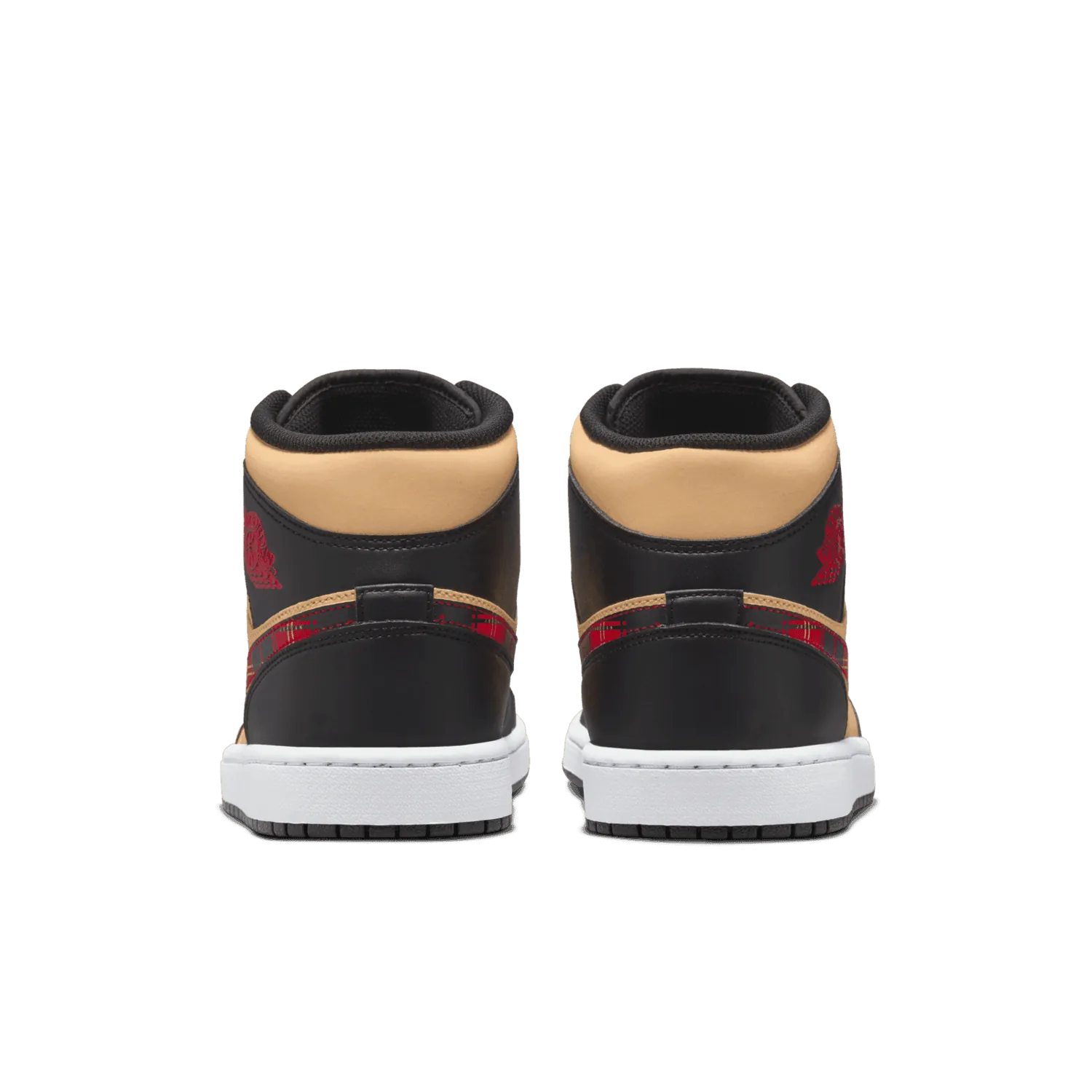 Air Jordan 1 Mid SE Tartan Swoosh image 5