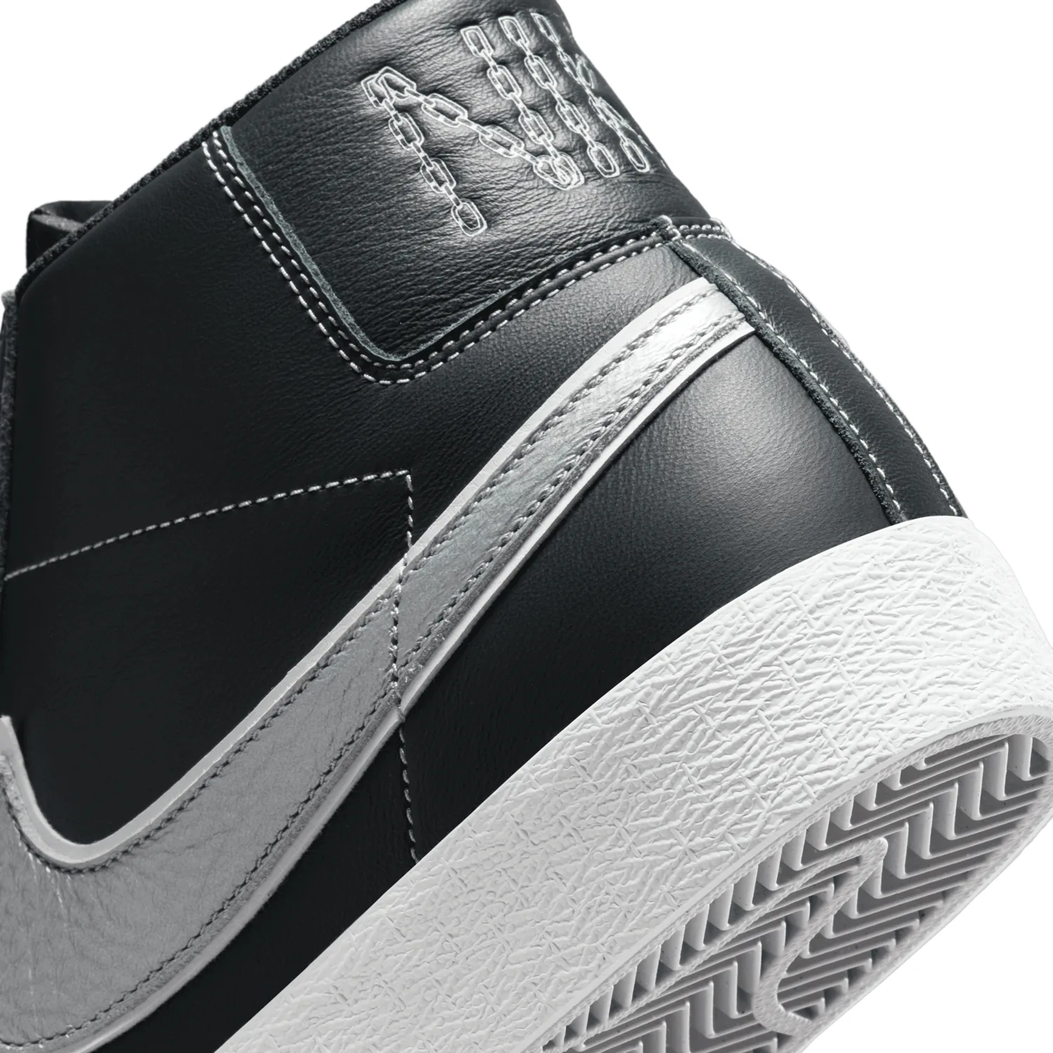 Nike SB Zoom Blazer Mid Mason Silva Dark Obsidian image 4