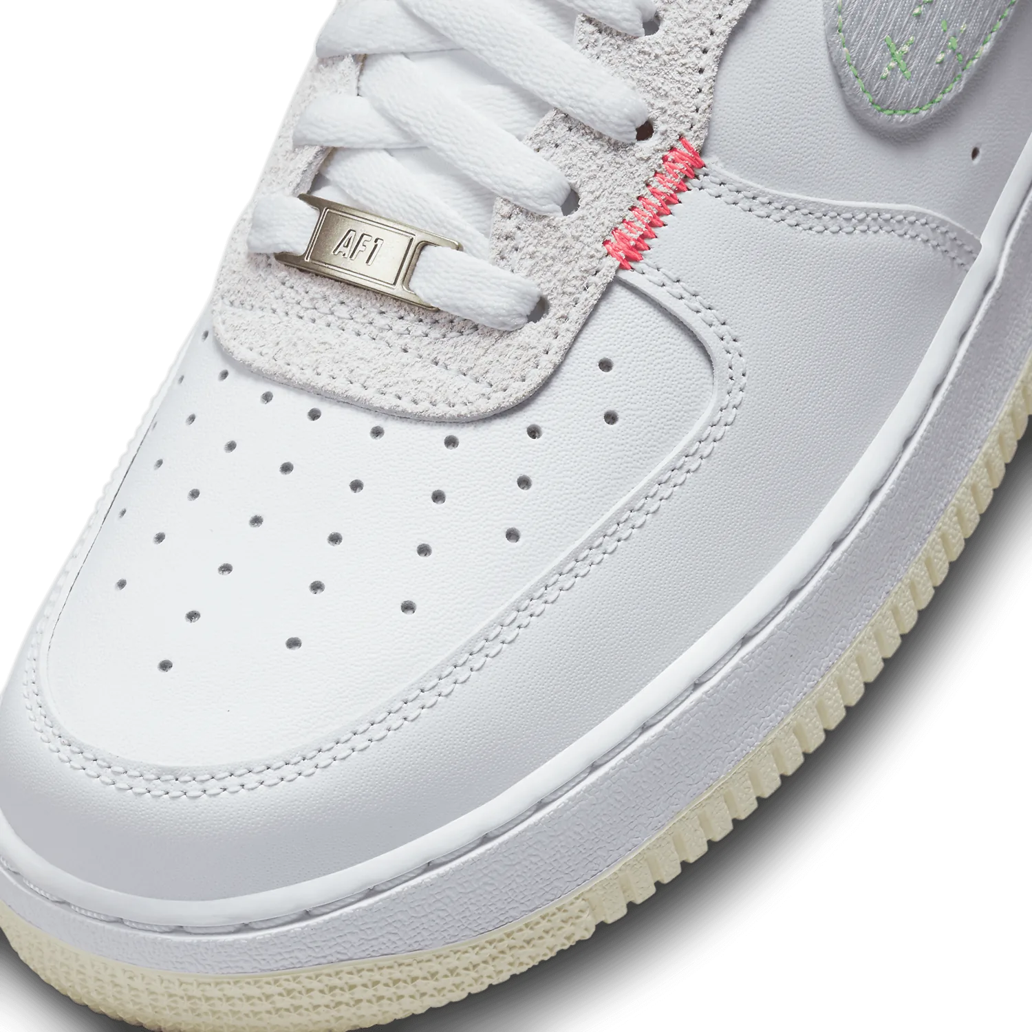 Nike Air Force 1 Low White Grey Neon image 6