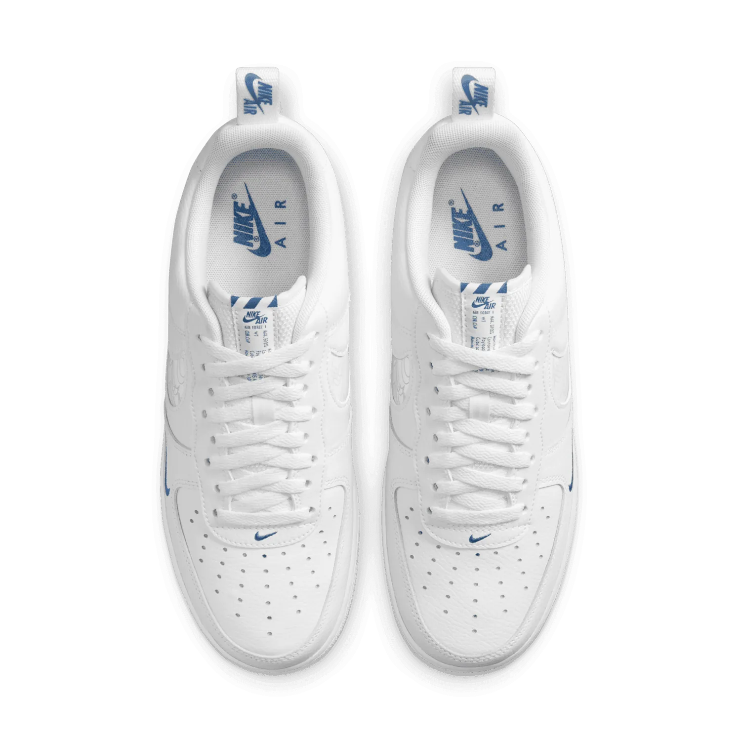 Nike Air Force 1 LV8 White Dark Marina Blue image 4