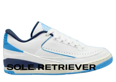 Air Jordan 2/3 White Uni Blue Midnight Navy